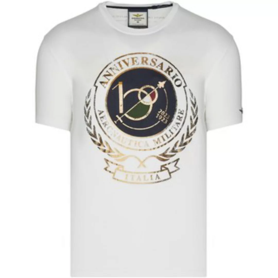 Aeronautica Militare  T-Shirt 231TS2118J594 T-Shirt/Polo Mann Creme günstig online kaufen