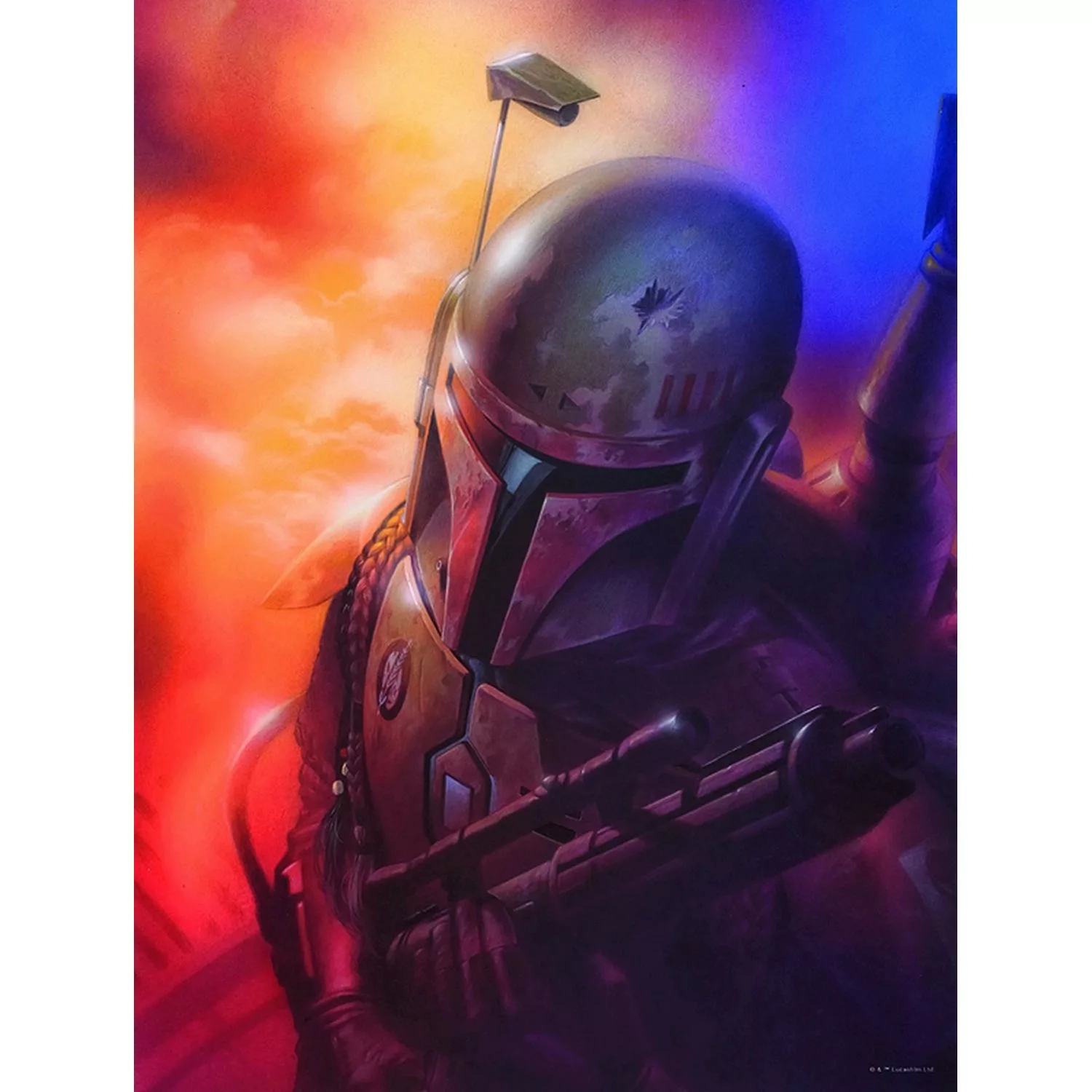 Disney Poster Star Wars Mandalorian Multicolor 30 x 40 cm 611675 günstig online kaufen