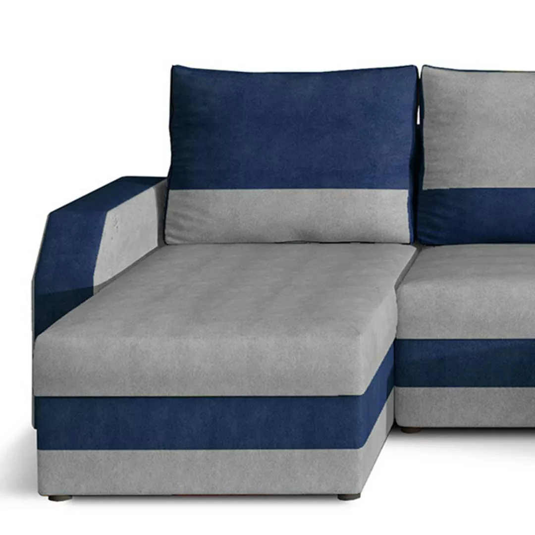 Wohnzimmer Sofa Couch mit Schlaffunktion und Bettkasten günstig online kaufen