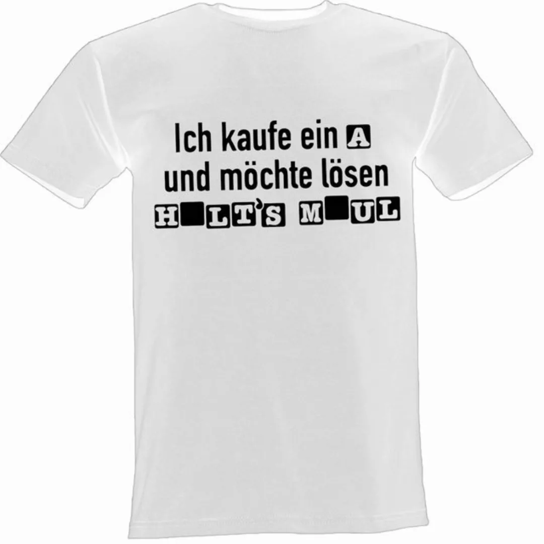 Lustige & Witzige T-Shirts T-Shirt T-Shirt Ich kaufe ein A Fun-Shirt Party günstig online kaufen