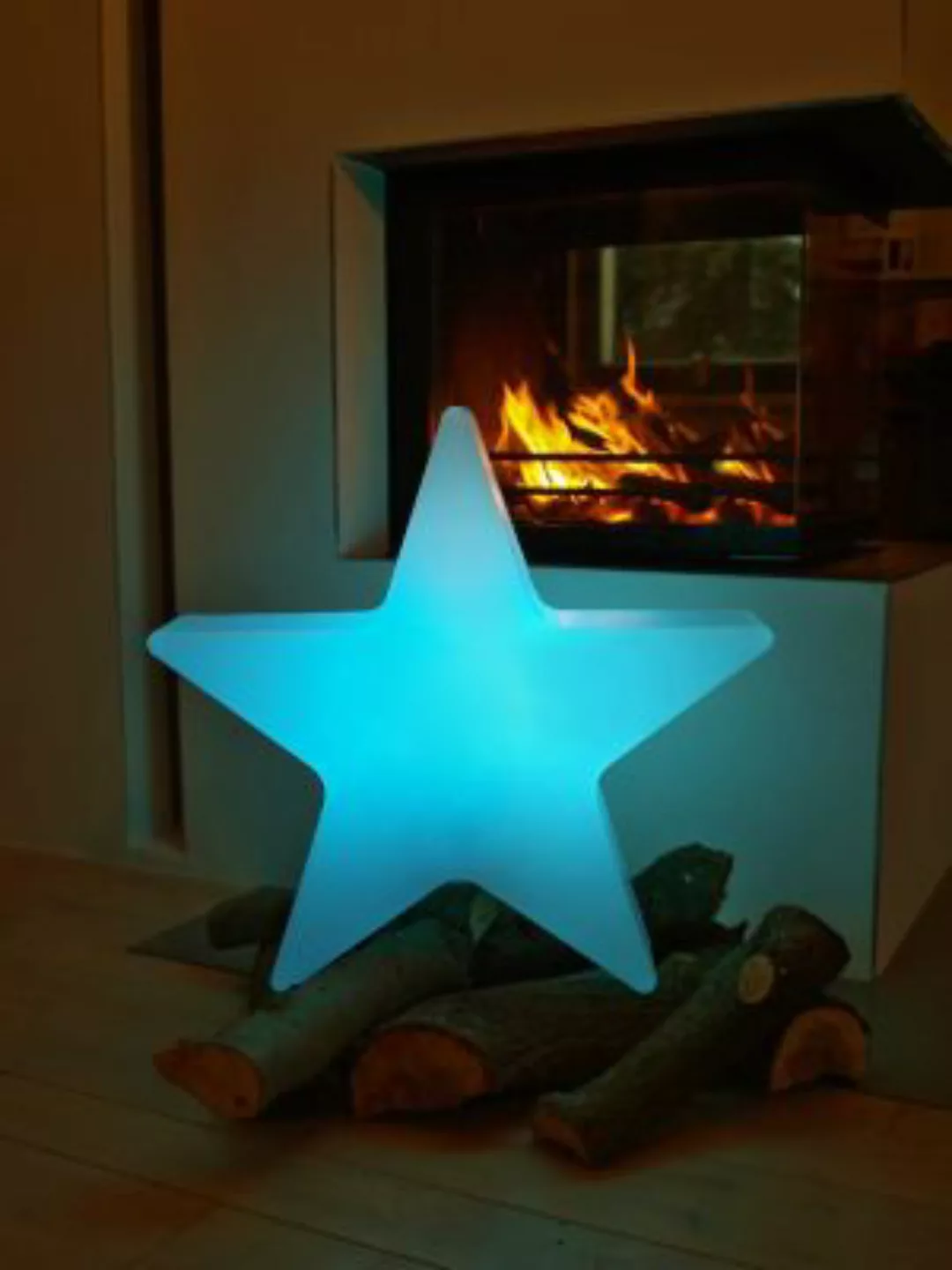 8 seasons design Shining Star (RGB) Gartenleuchte weiß günstig online kaufen