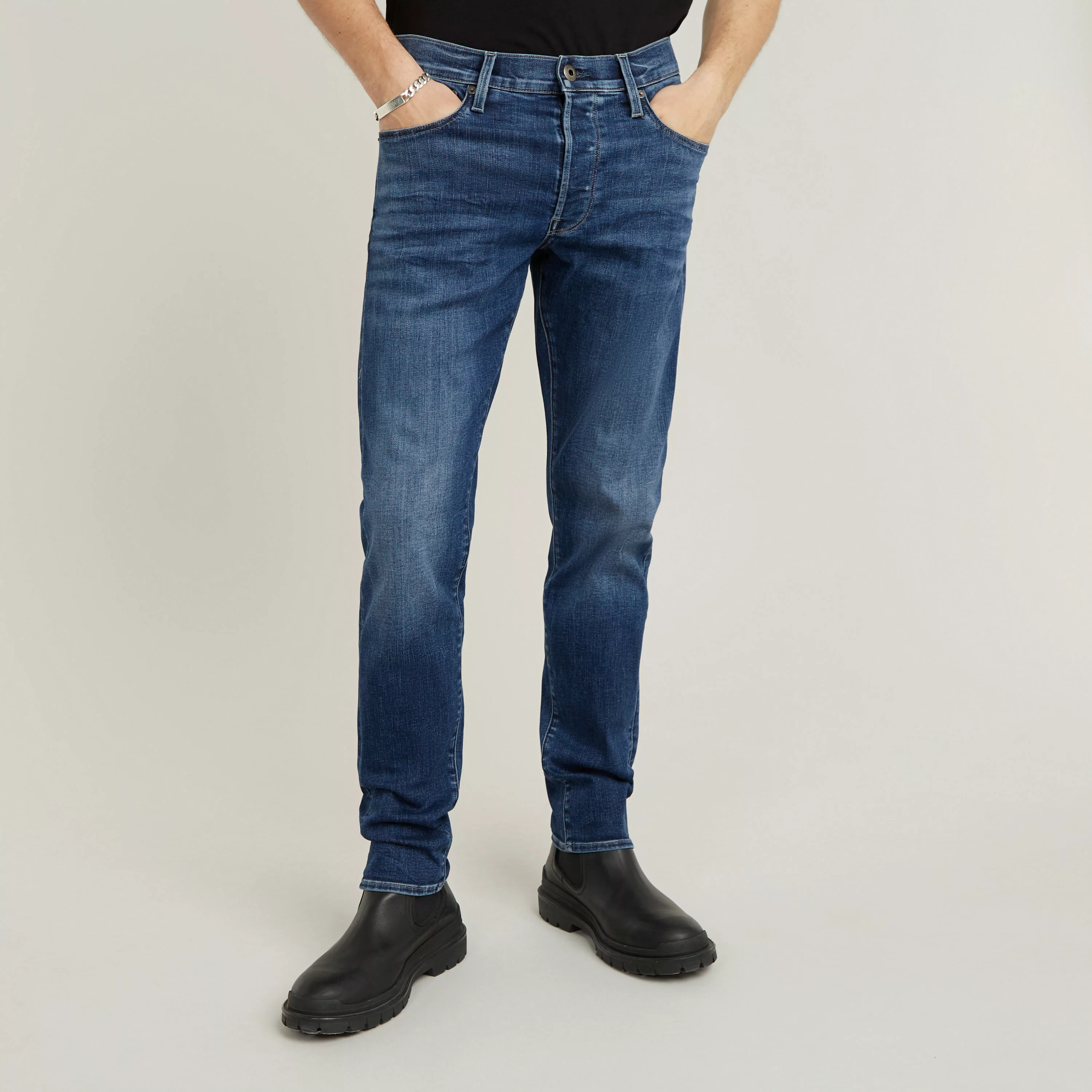 G-STAR Slim-fit-Jeans 3301 Slim mit toller Waschung und Elasthan günstig online kaufen