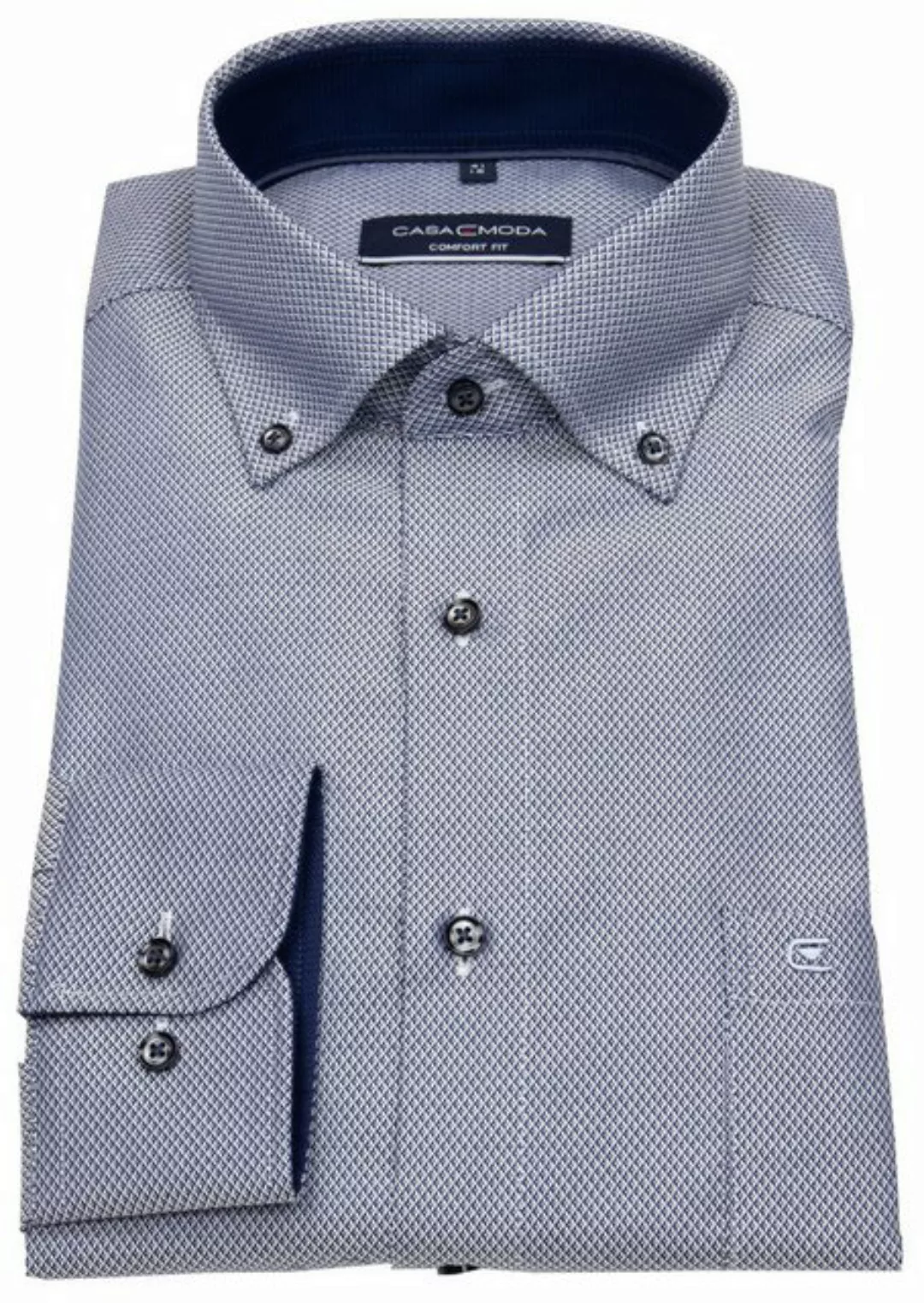 CASAMODA Businesshemd Casamoda Comfort Fit bügelfrei Button-Down-Kragen Kon günstig online kaufen