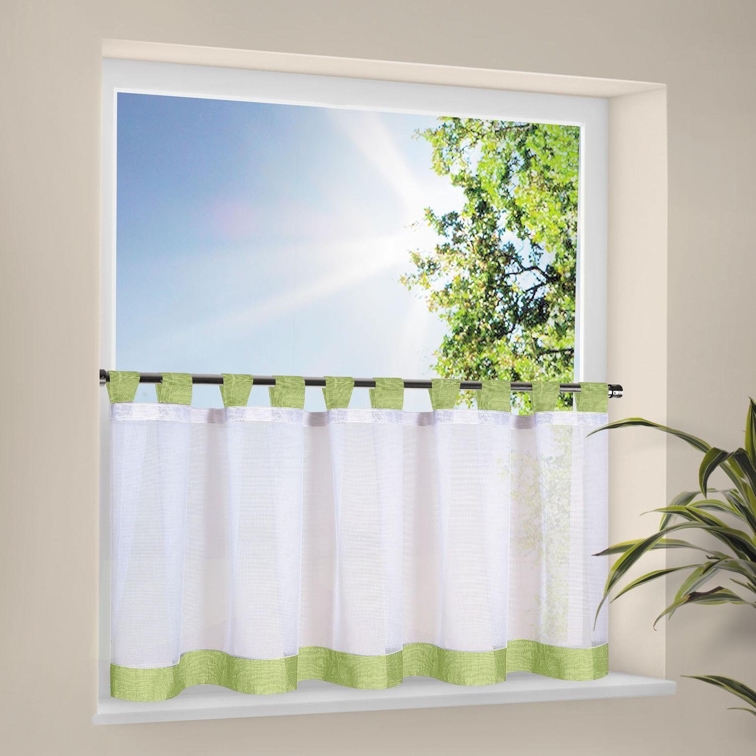 Happy Home Scheibengardine »CARA«, (1 St.), HxB: 50x150, Webware "Made in G günstig online kaufen