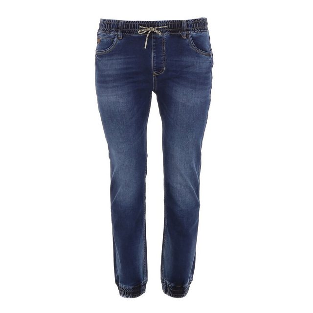 Ital-Design Stretch-Jeans Herren Freizeit (80267471) Used-Look Stretch Jean günstig online kaufen