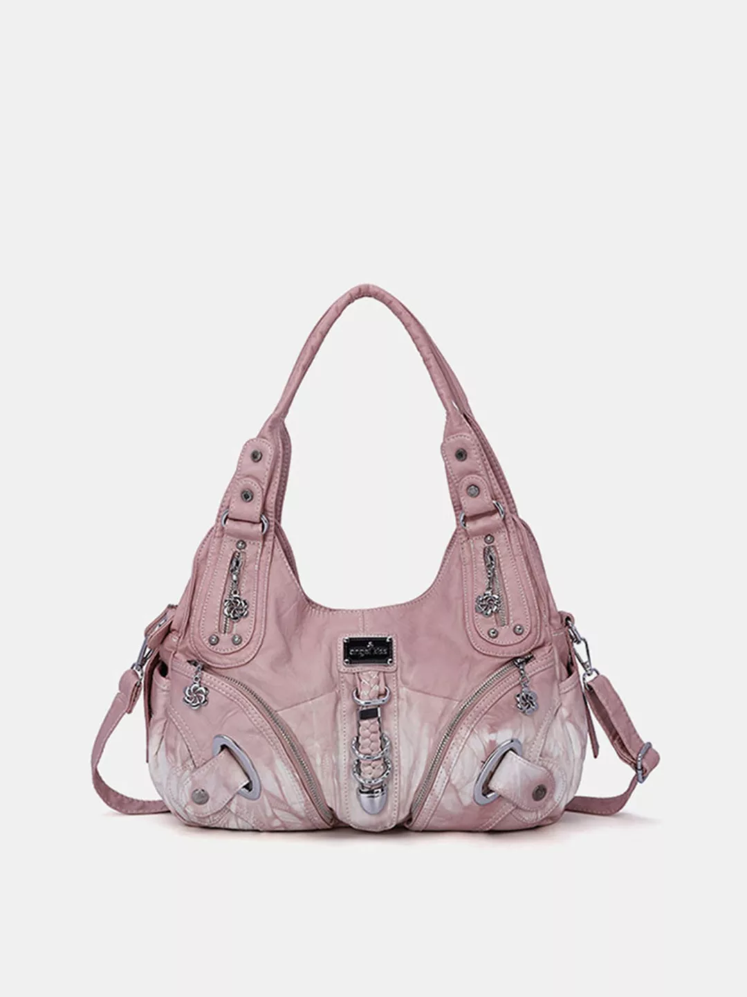 Damen Handtasche mit Farbverlauf Soft Leder Umhängetasche günstig online kaufen