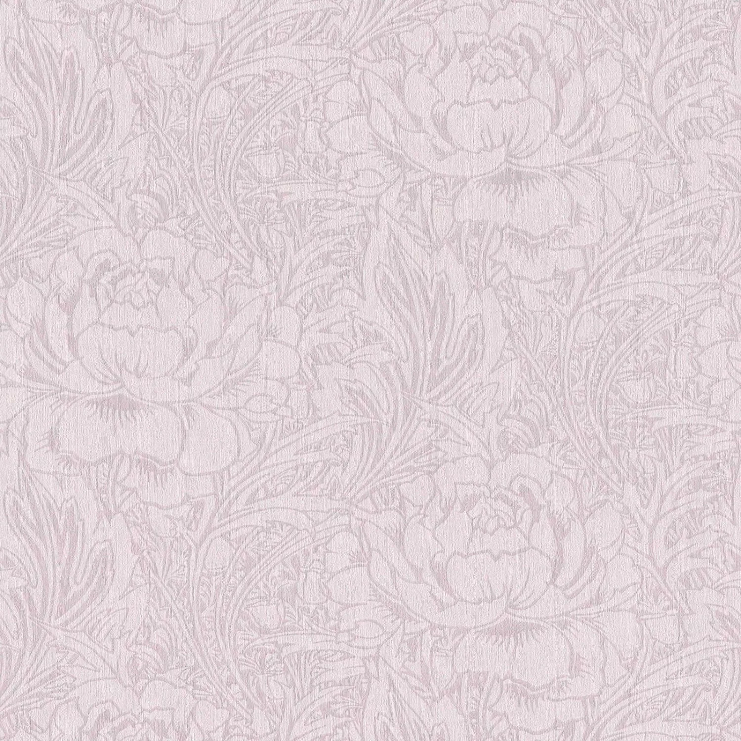 Bricoflor Taupe Tapete mit Rosen Blumen Vliestapete in Grau Beige Ideal für günstig online kaufen