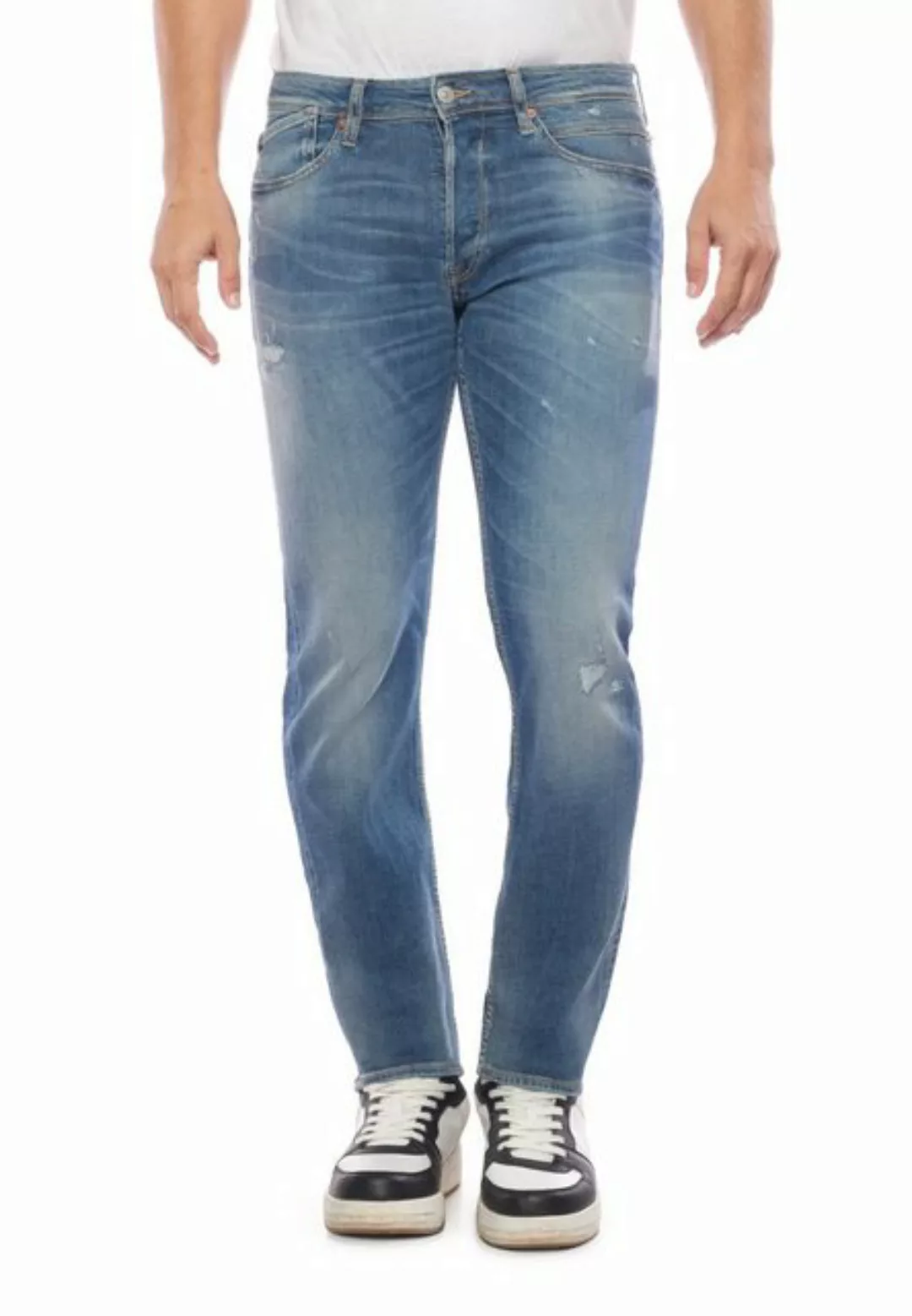 Le Temps Des Cerises Bequeme Jeans, mit angesagten Used-Details günstig online kaufen