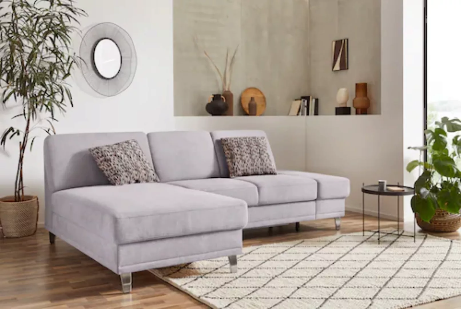 sit&more Ecksofa »Clio L-Form«, wahlweise mit Bettfunktion oder Vorziehsitz günstig online kaufen