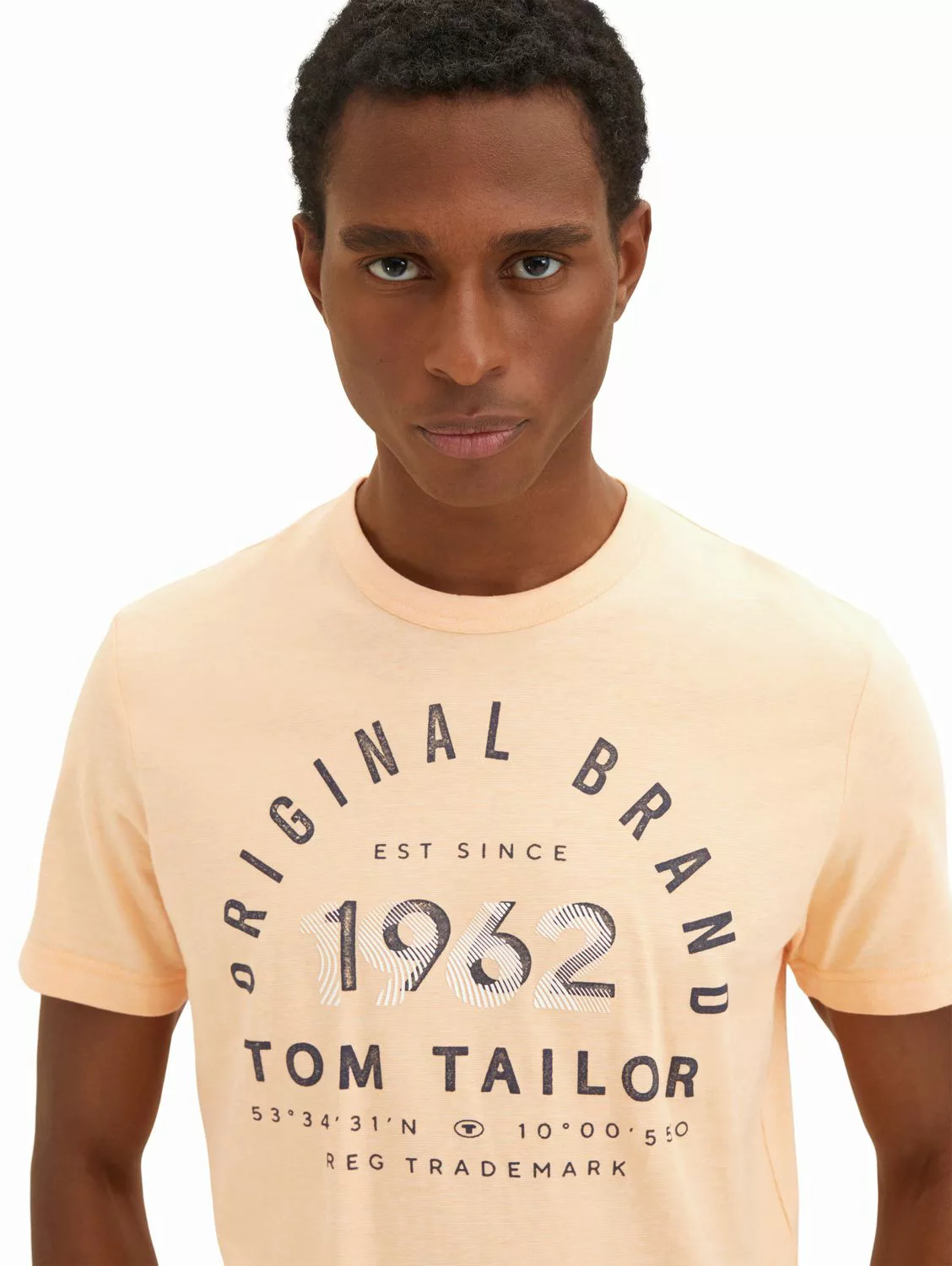 Tom Tailor Herren T-Shirt PRINTED 1962 - Regular Fit günstig online kaufen