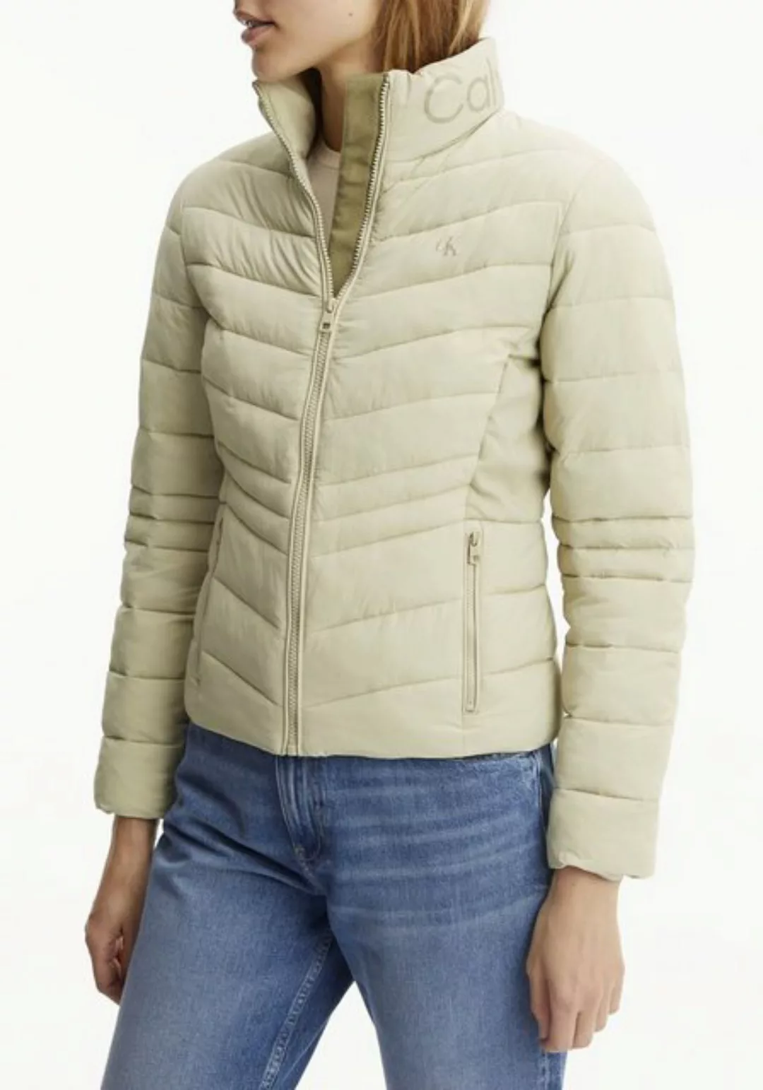 Calvin Klein Jeans Steppjacke "LOGO COLLAR LW PADDED JACKET", mit CK-Schrif günstig online kaufen