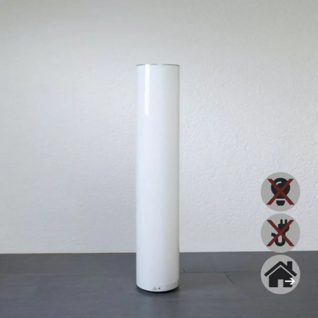 EPSTEIN-DESIGN APOLLO AUßEN 102 cm OHNE KABEL Säulenleuchte Weiß 2-Flammig günstig online kaufen