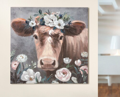GILDE Leinwandbild »Bild Blumenkuh«, (1 St.) günstig online kaufen