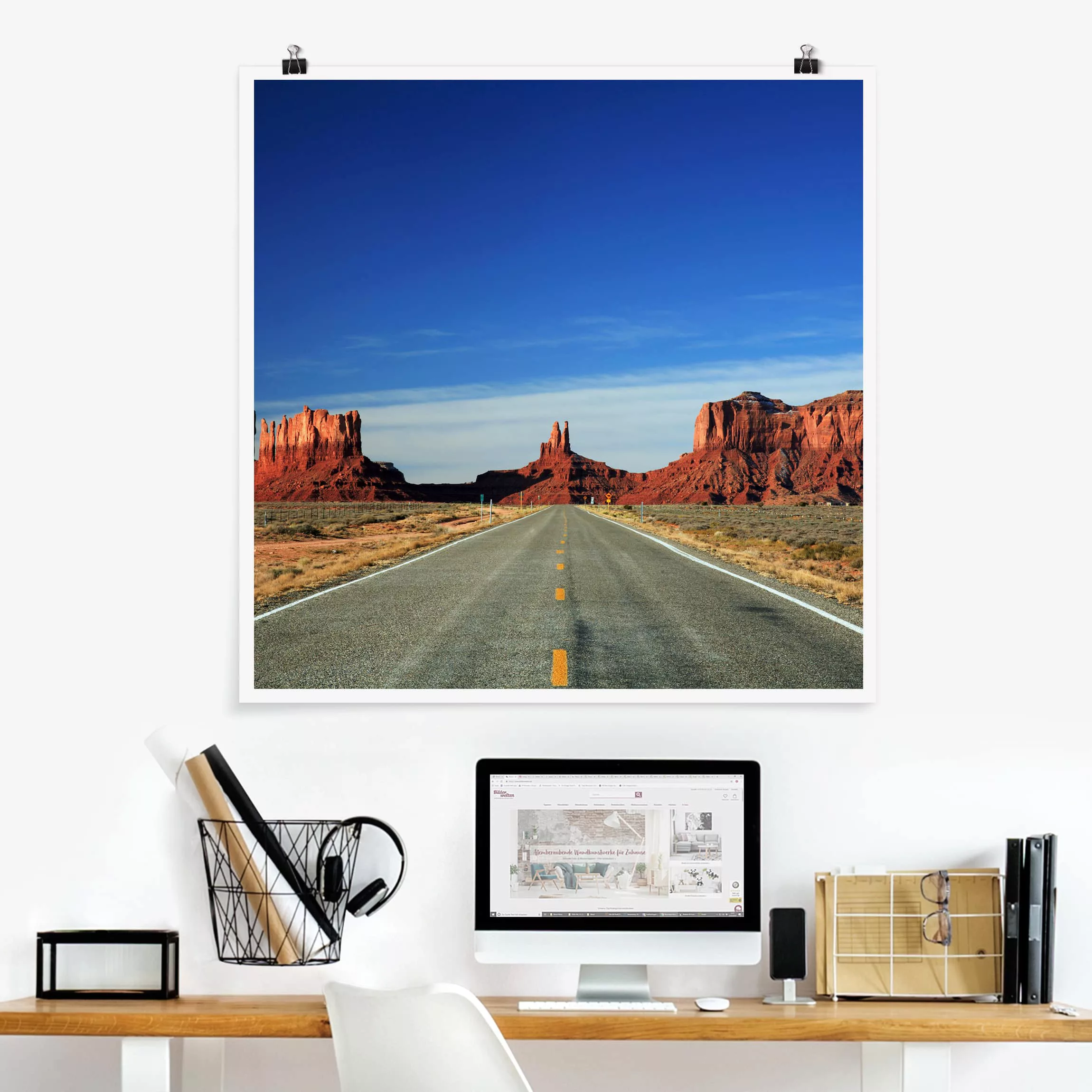 Poster Natur & Landschaft - Quadrat Colorado-Plateau günstig online kaufen