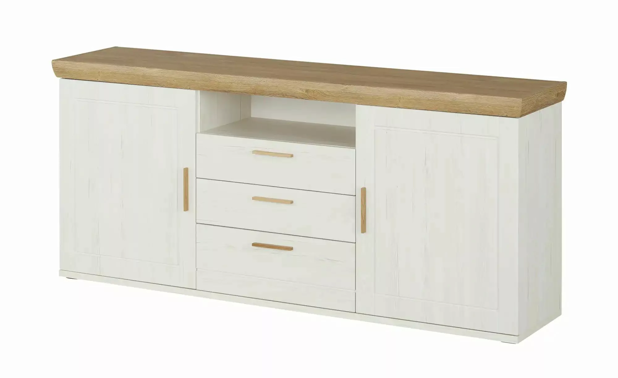 uno Sideboard  Jorvic ¦ weiß ¦ Maße (cm): B: 194 H: 83 T: 45 Kommoden & Sid günstig online kaufen