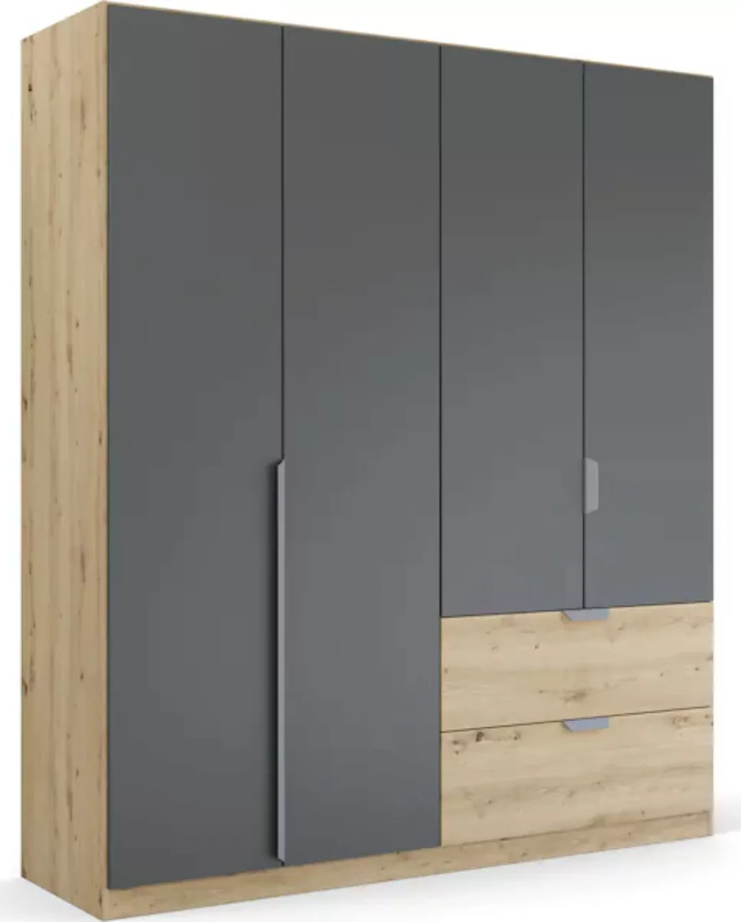 rauch Drehtürenschrank "Dark&Wood by Quadra Spin", im Industrial Style mit günstig online kaufen