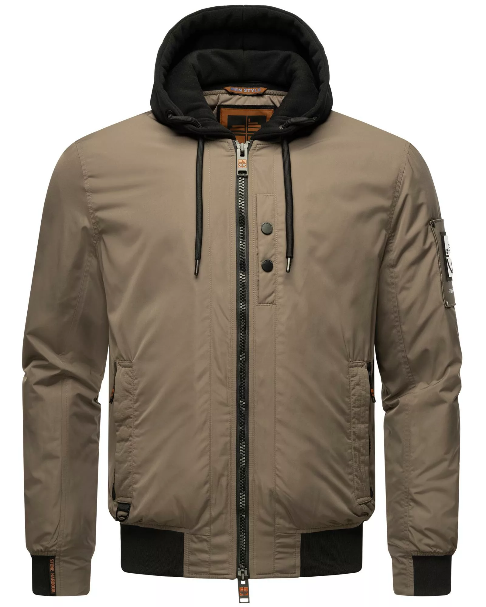 Stone Harbour Bomberjacke "Hoobo", mit Kapuze, Stylische Herren Fliegerjack günstig online kaufen