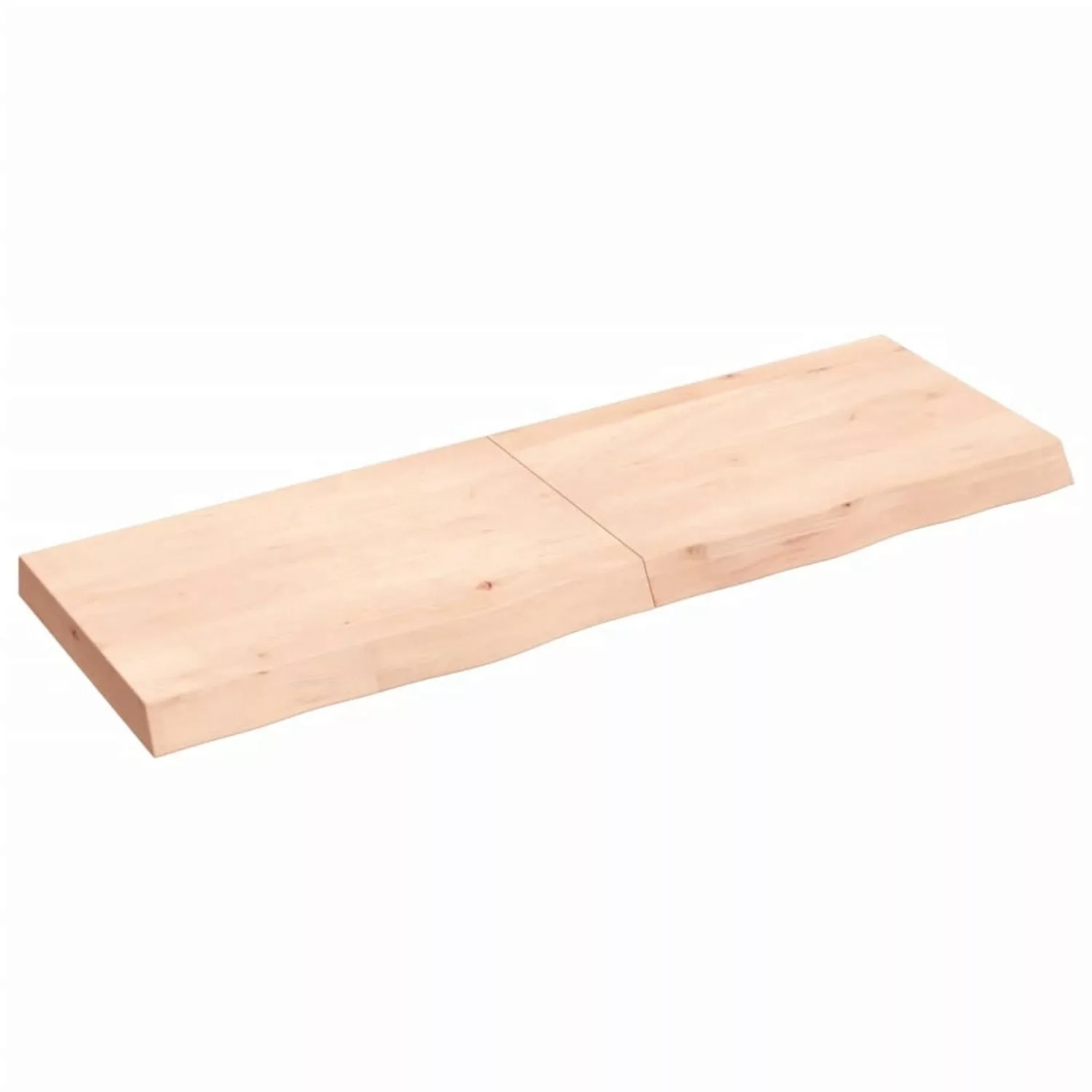 vidaXL Waschtischplatte 120x40x6 cm Massivholz Unbehandelt günstig online kaufen