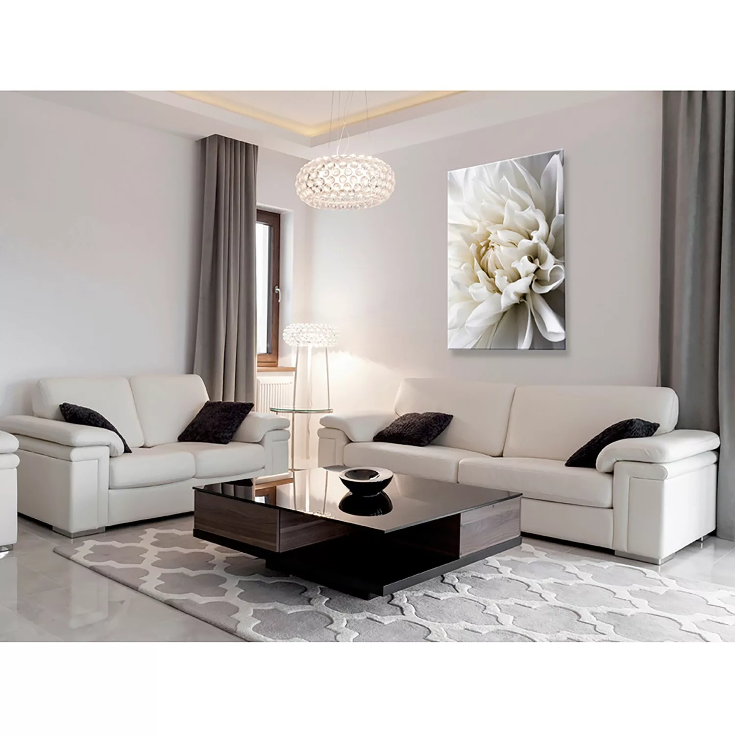 home24 Wandbild White Dahlia günstig online kaufen