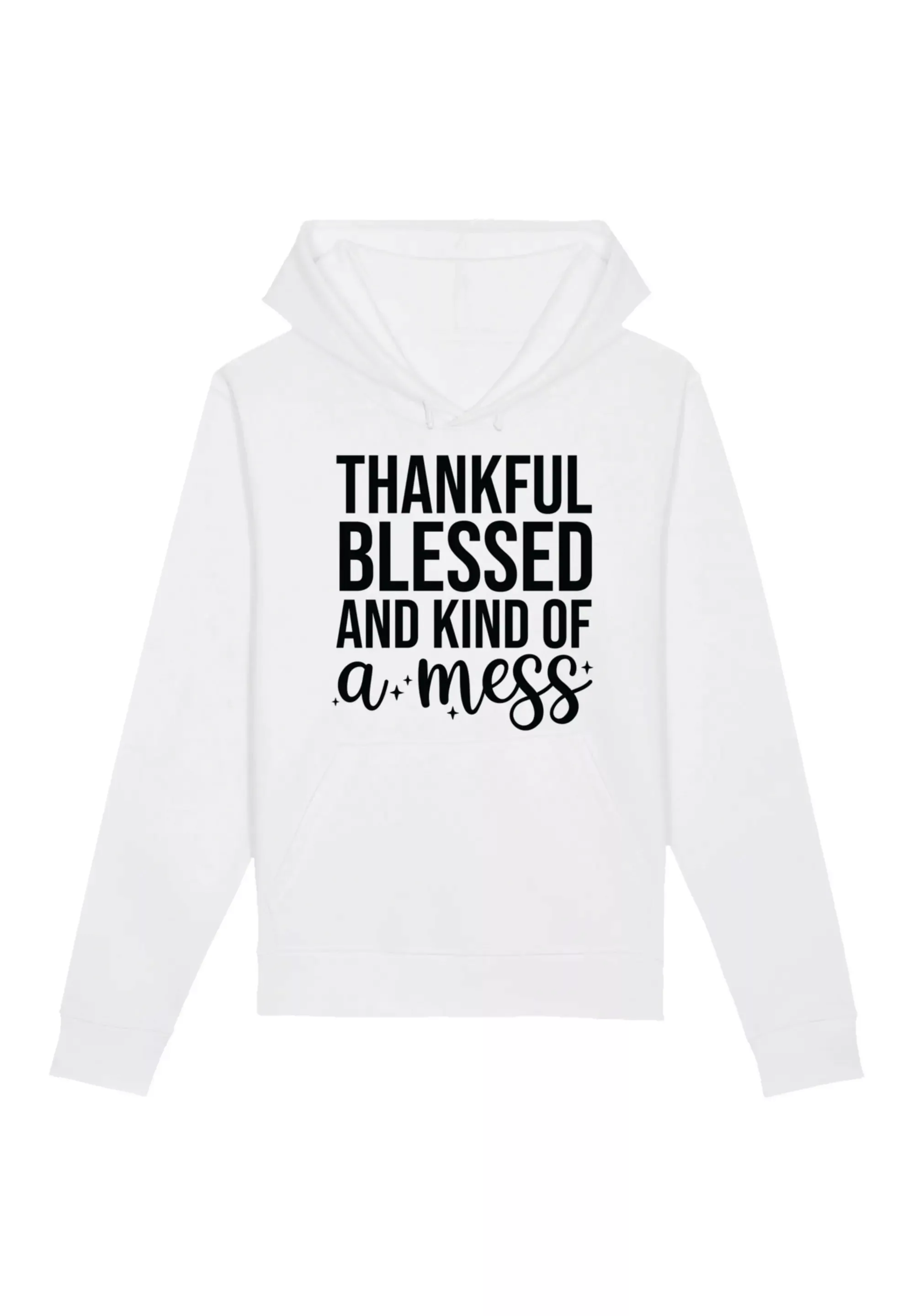 F4NT4STIC Kapuzenpullover "thankful blessed and kind of a mess", Premium Qu günstig online kaufen