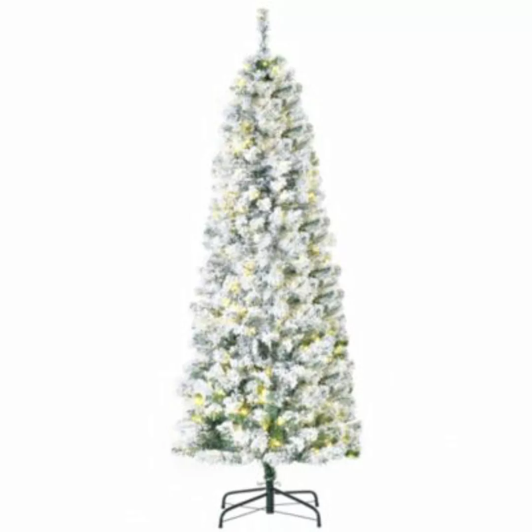 HOMCOM Künstlicher Weihnachtsbaum mit Beleuchtung mehrfarbig günstig online kaufen