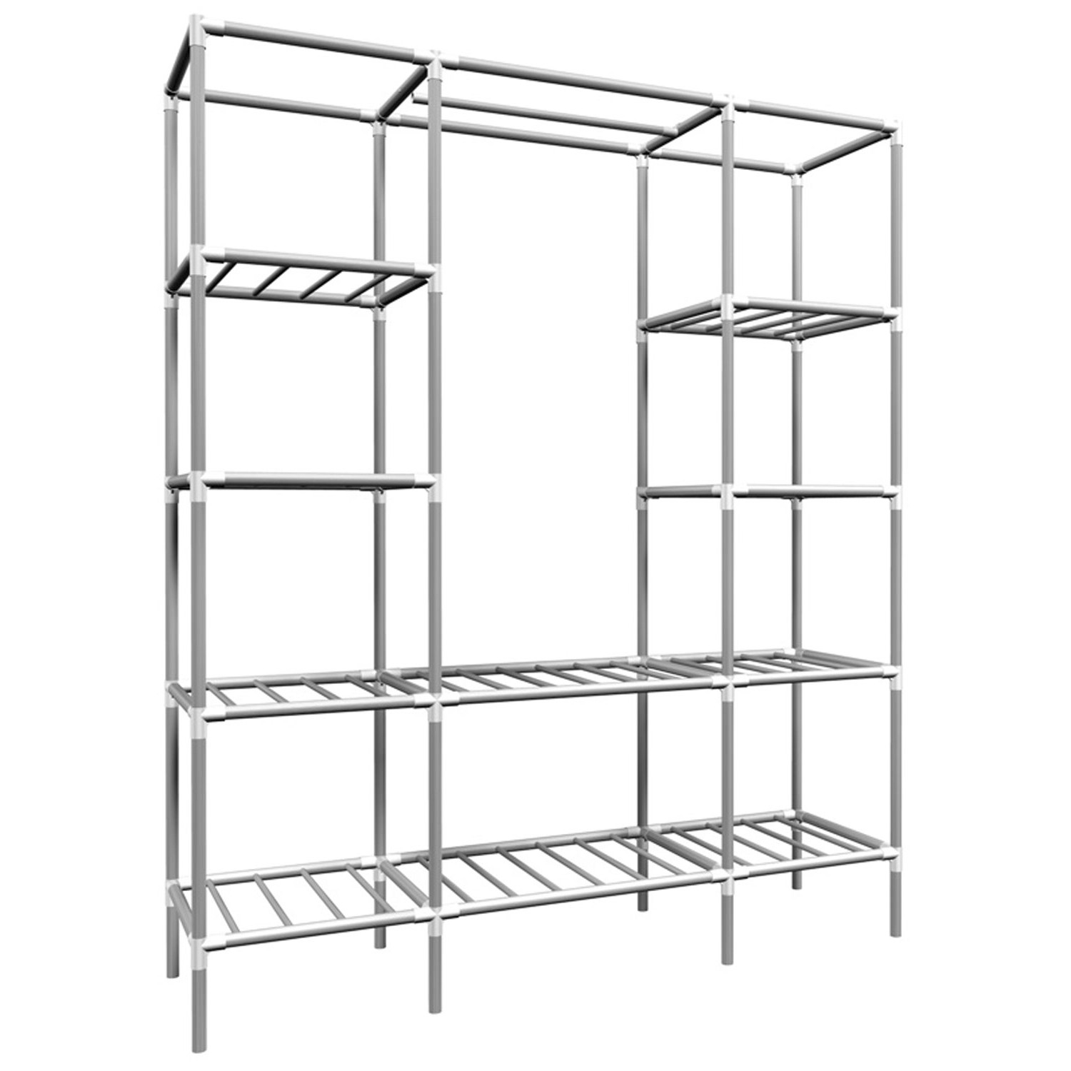 eyepower Breiter XXL Kleiderschrank  178 x 148 x 44,5 cm günstig online kaufen