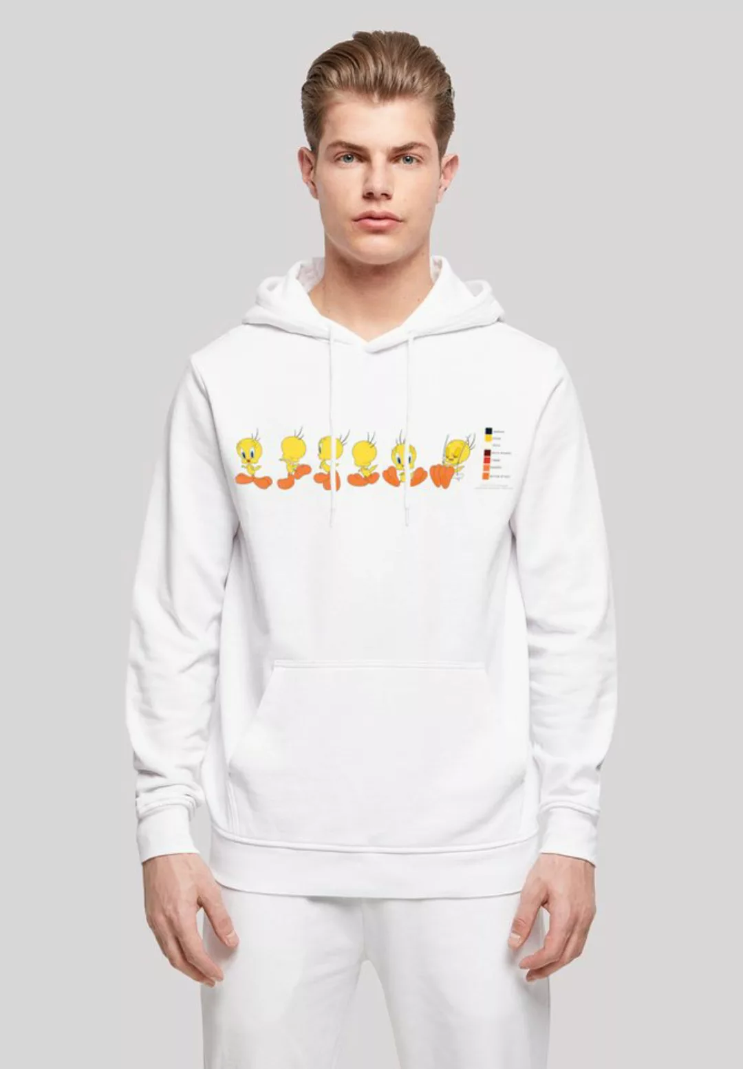 F4NT4STIC Kapuzenpullover "Looney Tunes Tweety Pie Colour Code", Print günstig online kaufen