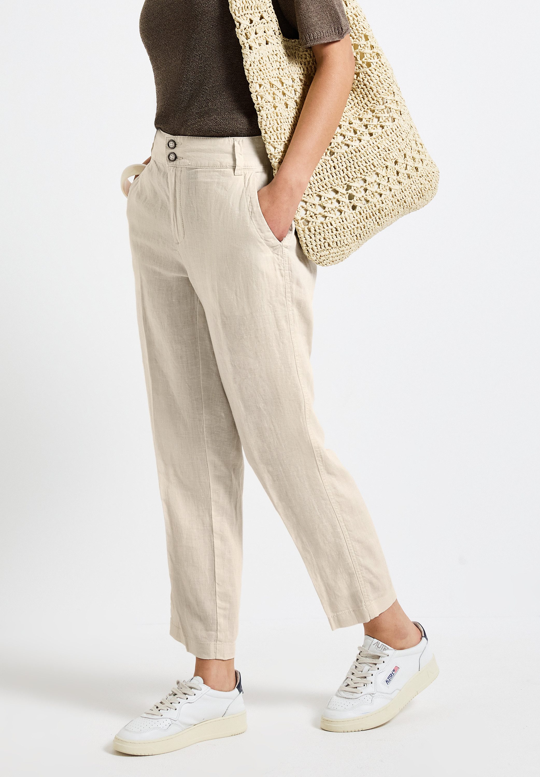 STREET ONE Chinohose, High Waist günstig online kaufen