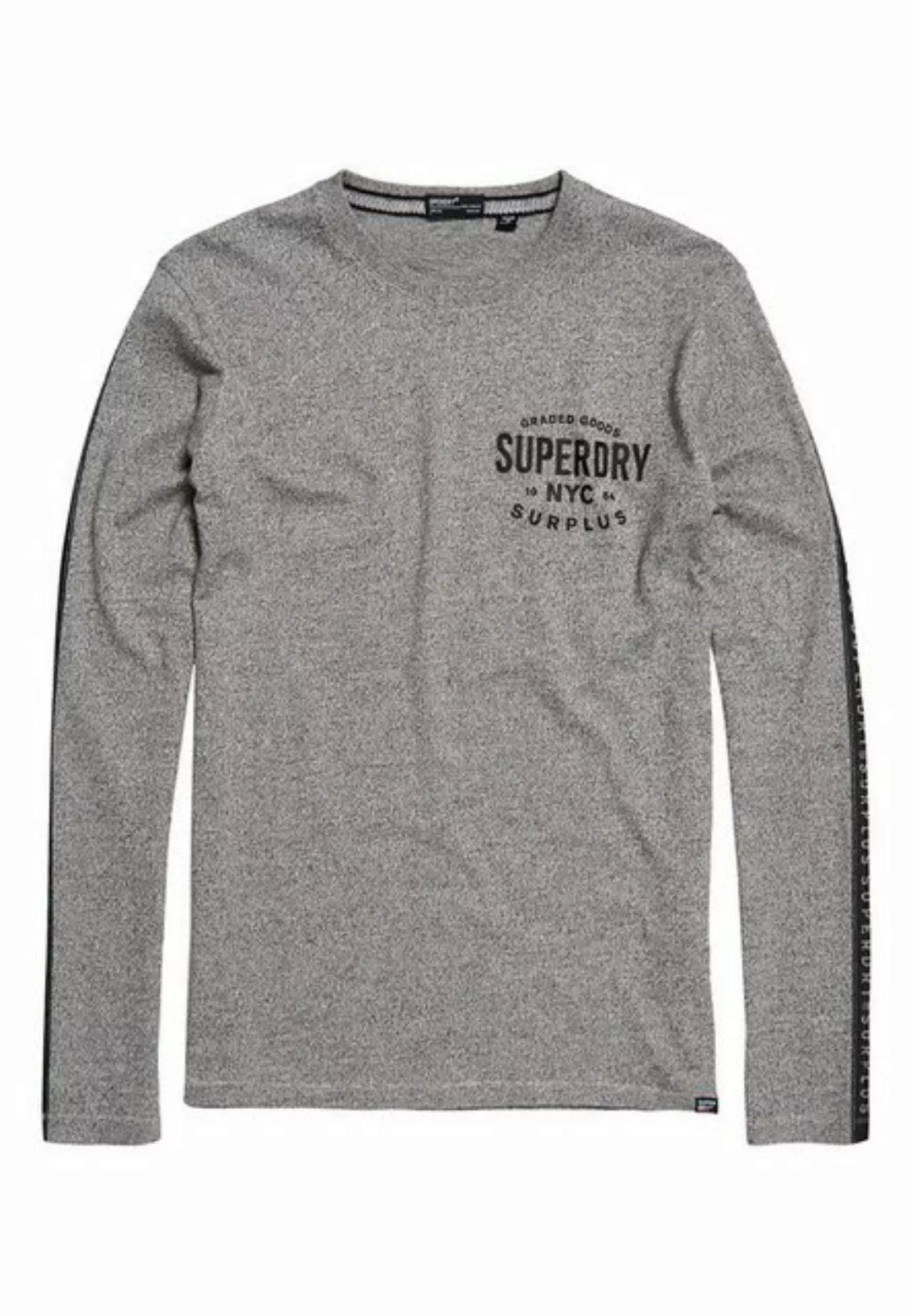 Superdry T-Shirt Superdry T-Shirt Herren SURPLUS GOODS LS Speckle Grit günstig online kaufen