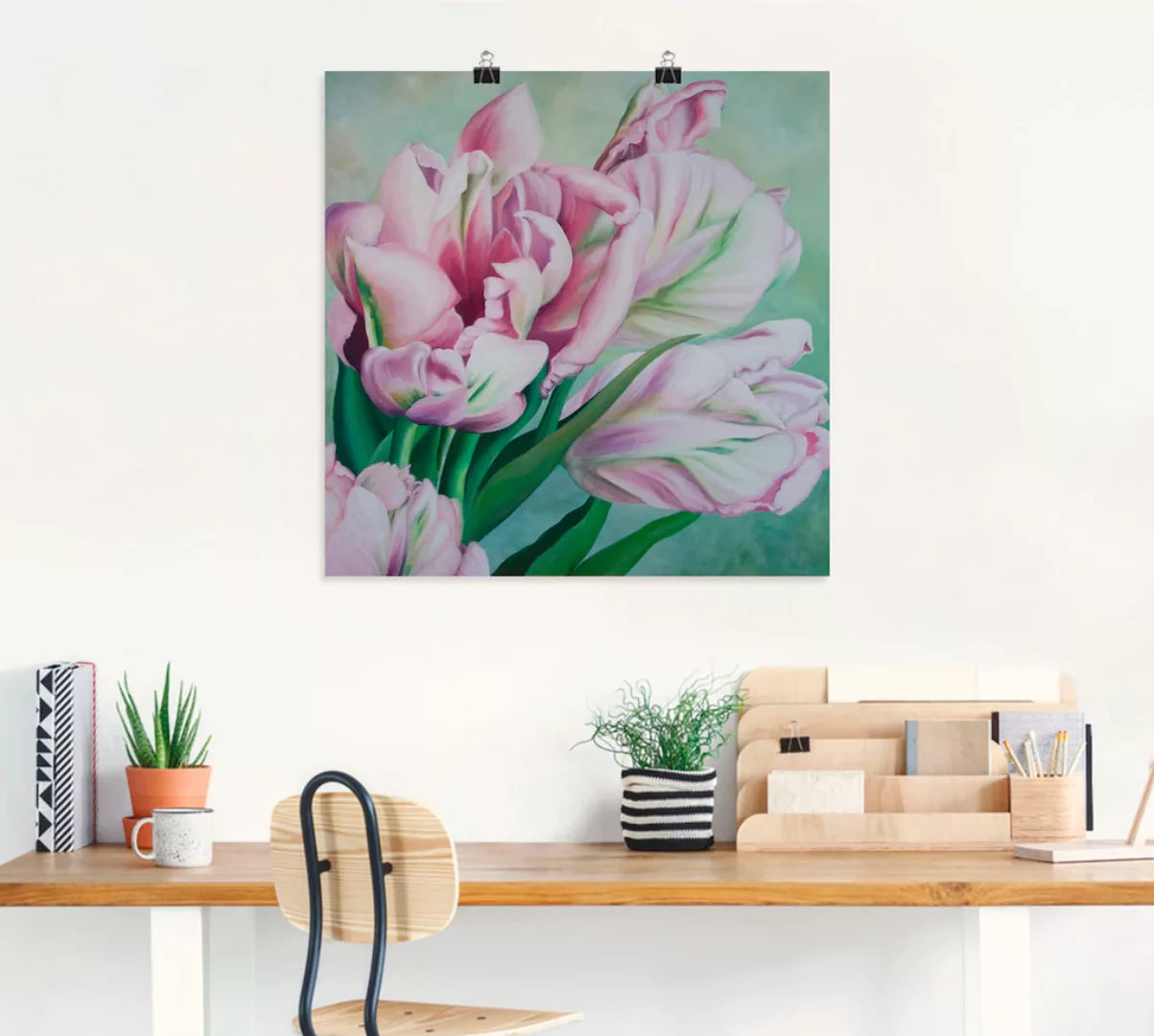 Artland Wandbild "Tulpen", Blumen, (1 St.) günstig online kaufen