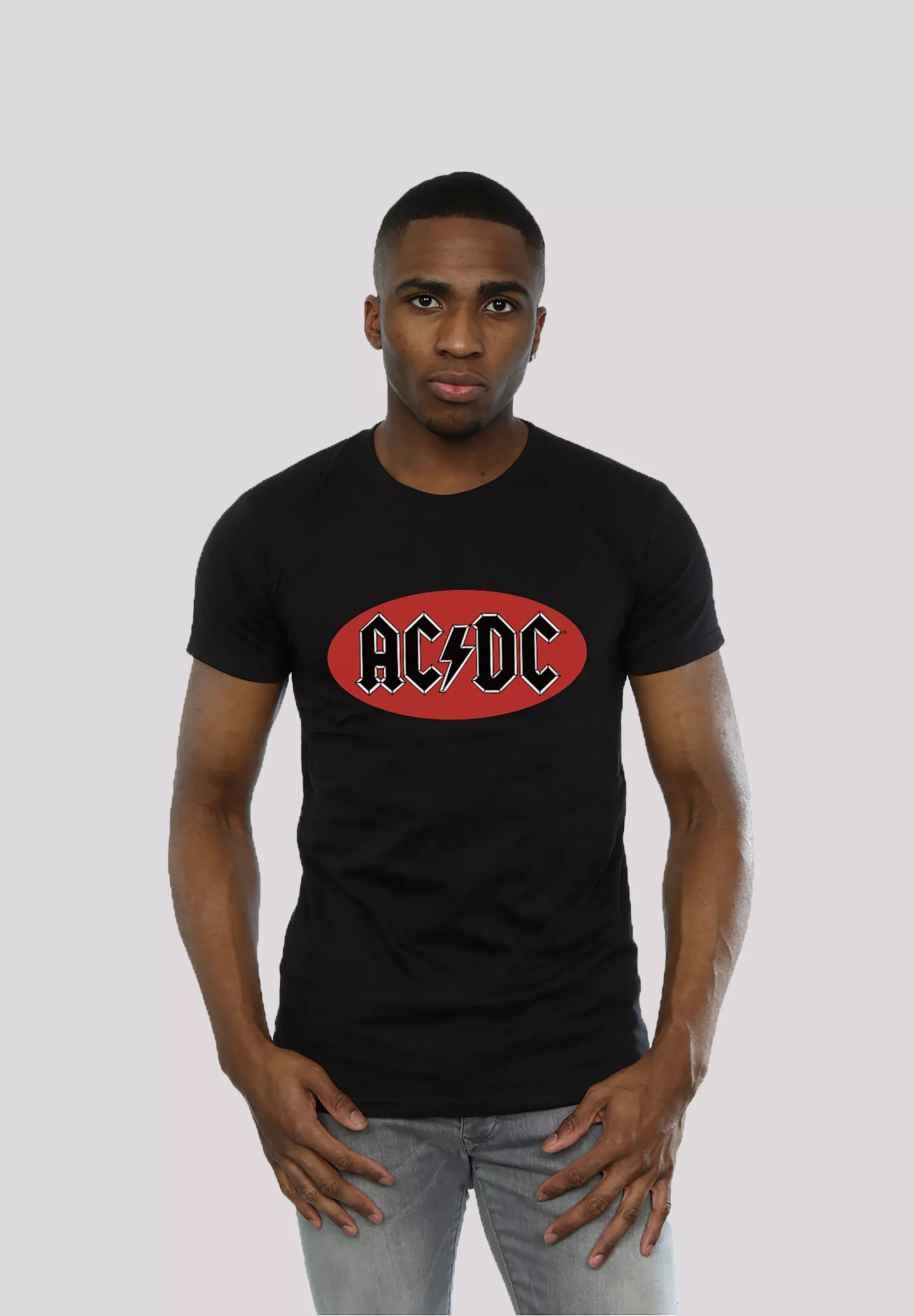 F4NT4STIC T-Shirt "ACDC Red Circle Logo für Kinder & Herren", Print günstig online kaufen