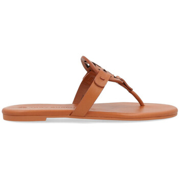 Tory Burch  Sandalen Sandale Miller Soft aus honigfarbenem Leder günstig online kaufen