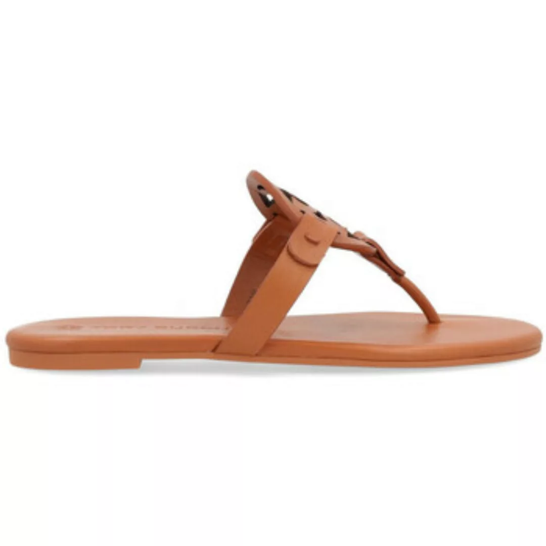 Tory Burch  Sandalen Sandale Miller Soft aus honigfarbenem Leder günstig online kaufen