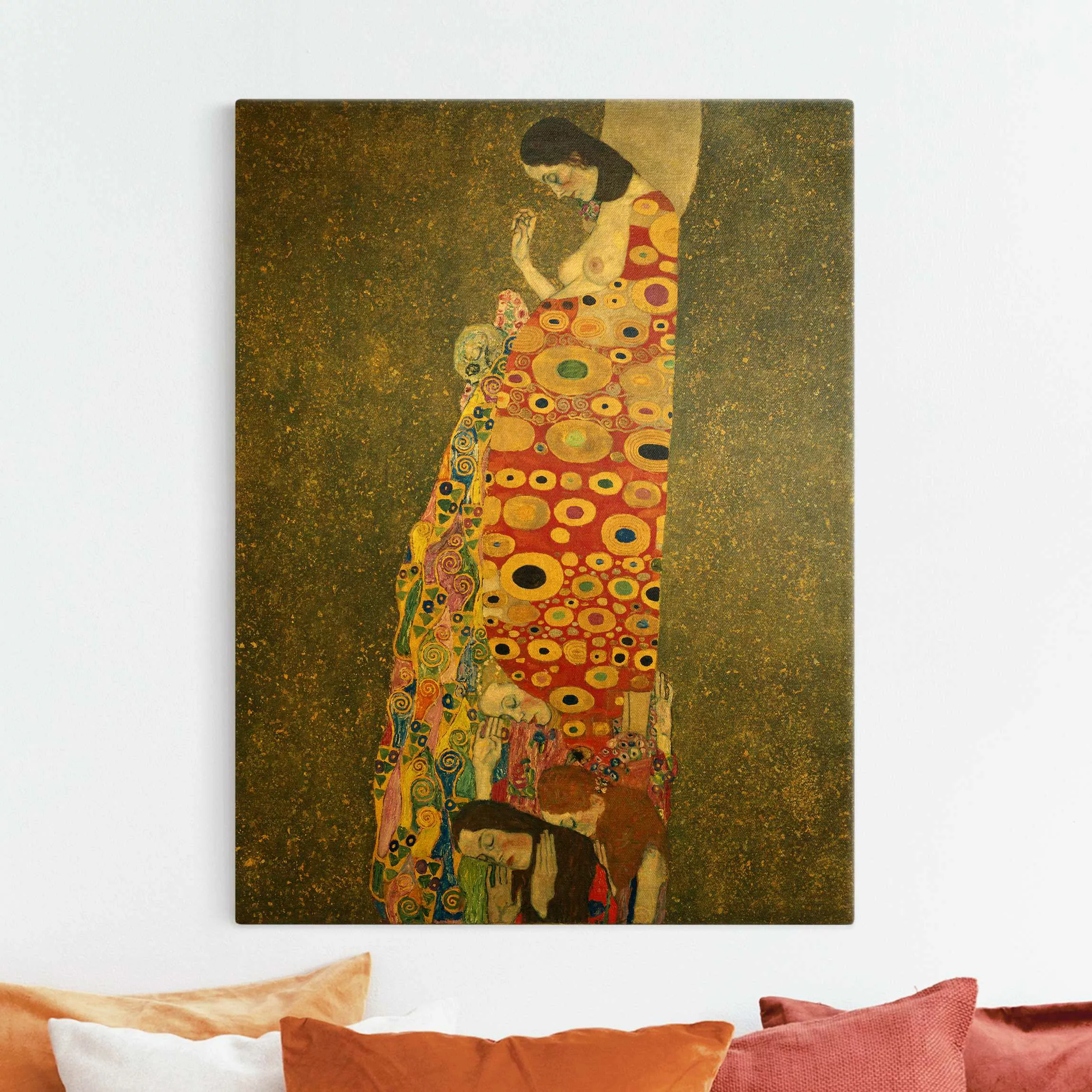 Leinwandbild Gustav Klimt - Die Hoffnung II günstig online kaufen