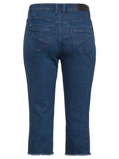 Sheego 3/4-Jeans Große Größen mit Fransen am Saum günstig online kaufen