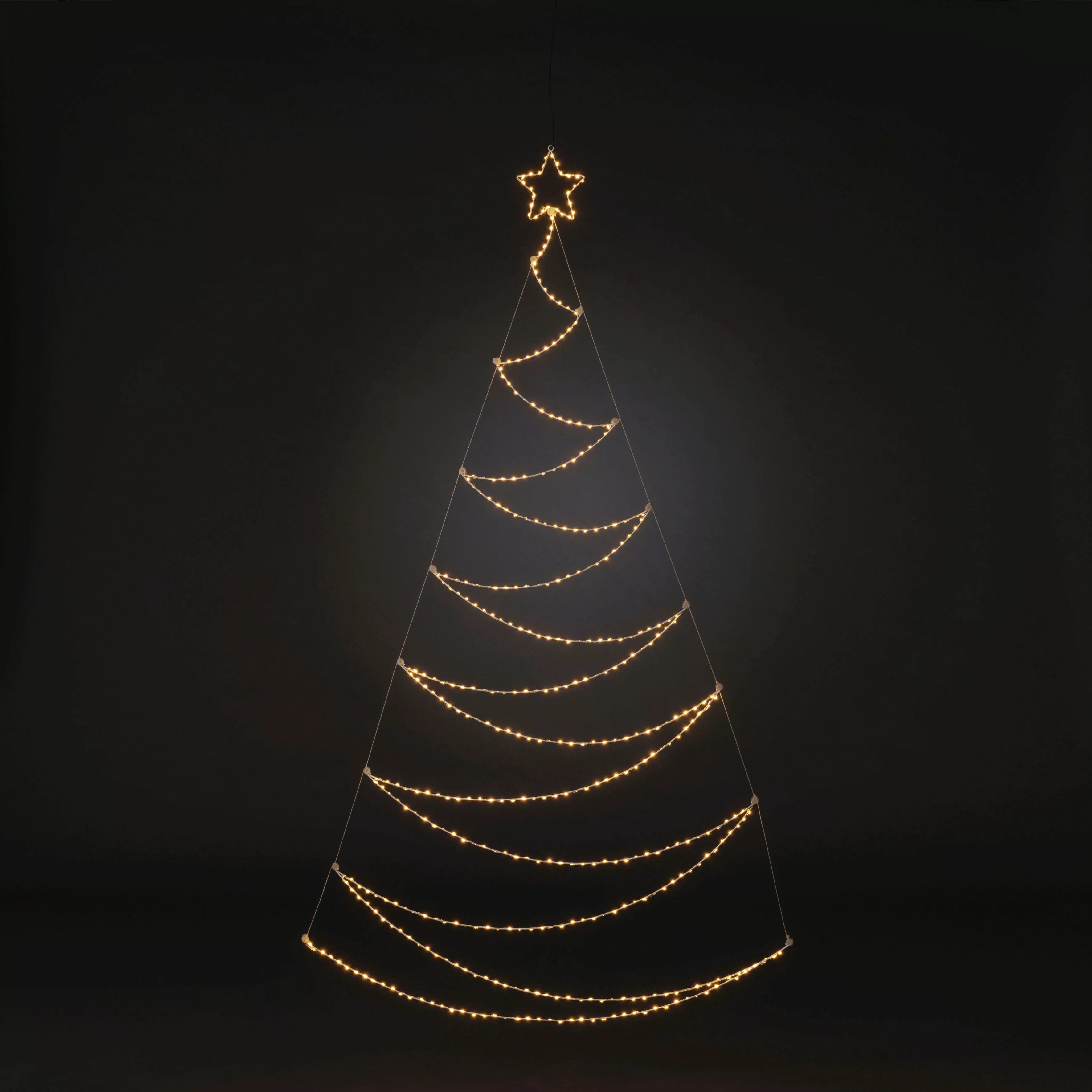 KONSTSMIDE LED Dekolicht »LED Metallweihnachtsbaum, weiß, 420 bernsteinfarb günstig online kaufen