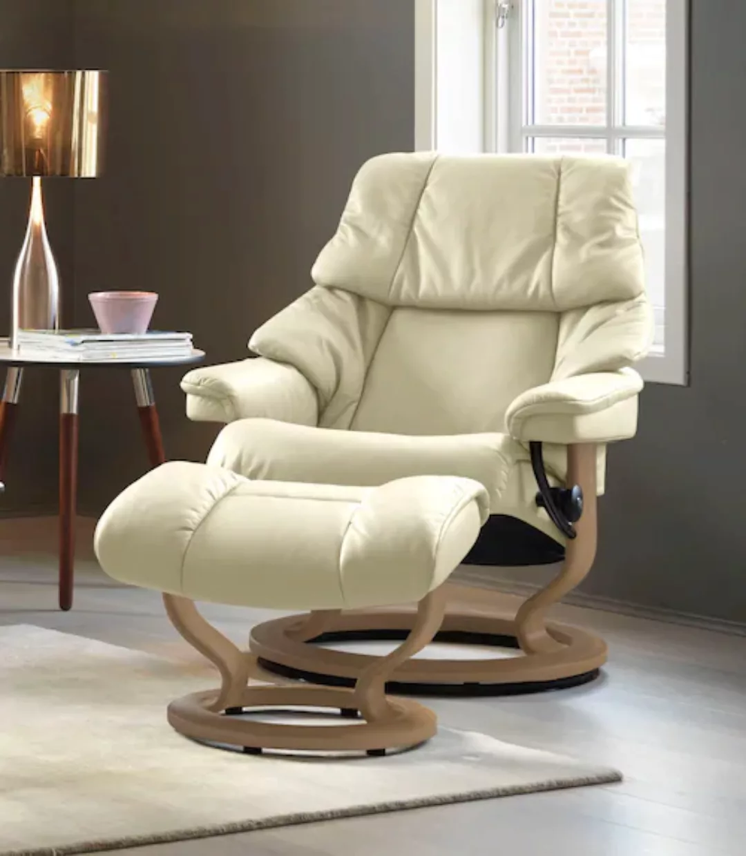 Stressless Relaxsessel "Reno", (Set, Relaxsessel mit Hocker) günstig online kaufen