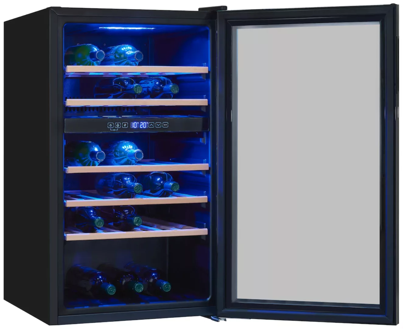exquisit Weinkühlschrank »WS2-45-GTE-160G«, für 45 St. Standardflaschen á 0 günstig online kaufen