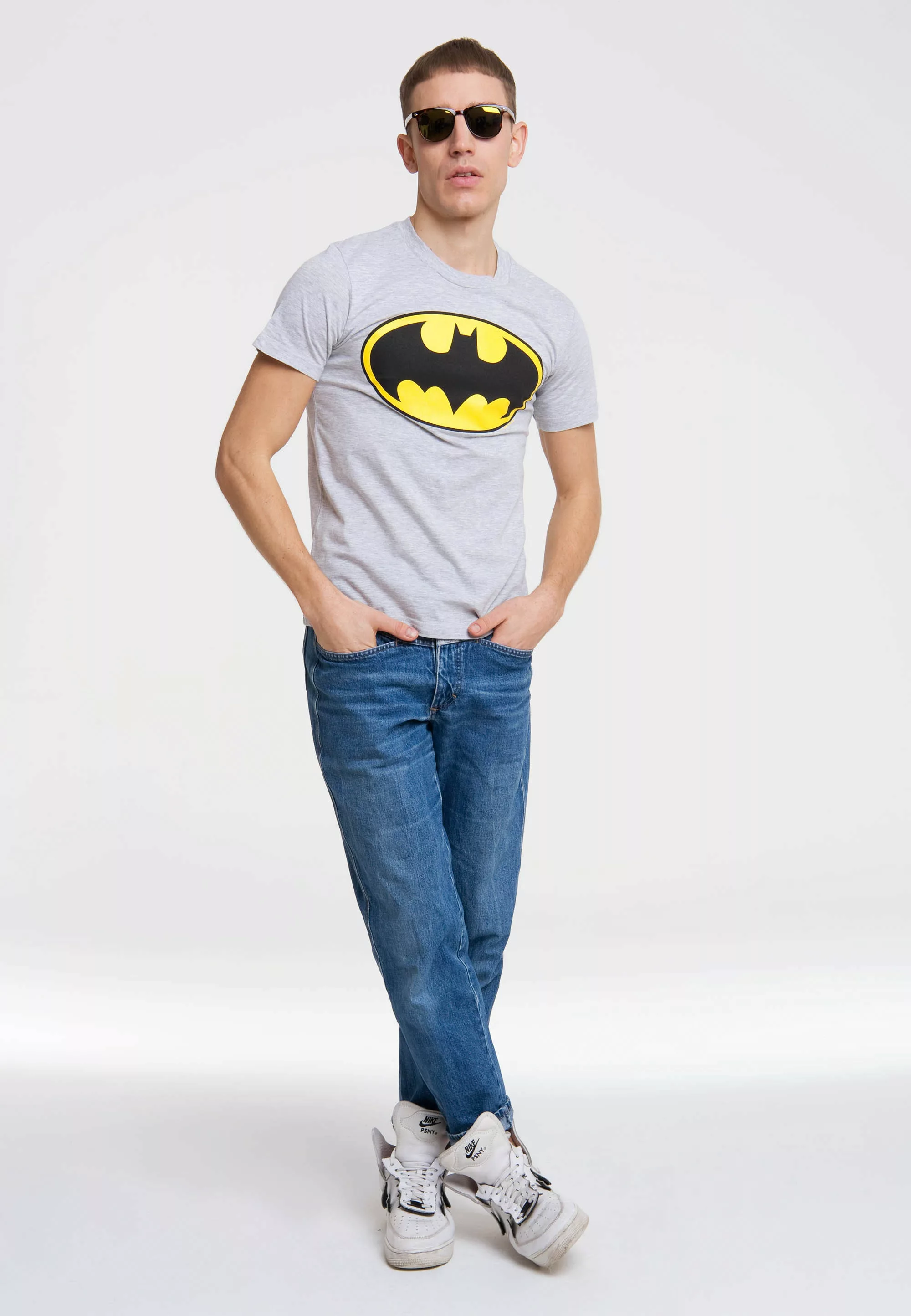 LOGOSHIRT T-Shirt "BATMAN - LOGO", mit coolem Superhelden-Logo günstig online kaufen