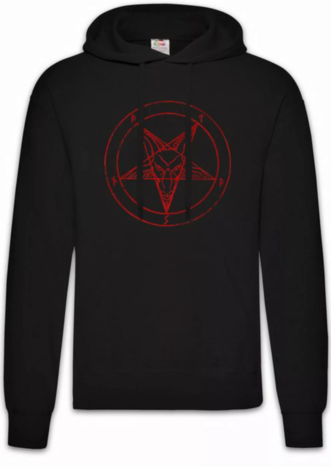 Urban Backwoods Hoodie Baphomet Pentagram Sign Herren Hoodie Shirt Aleister günstig online kaufen