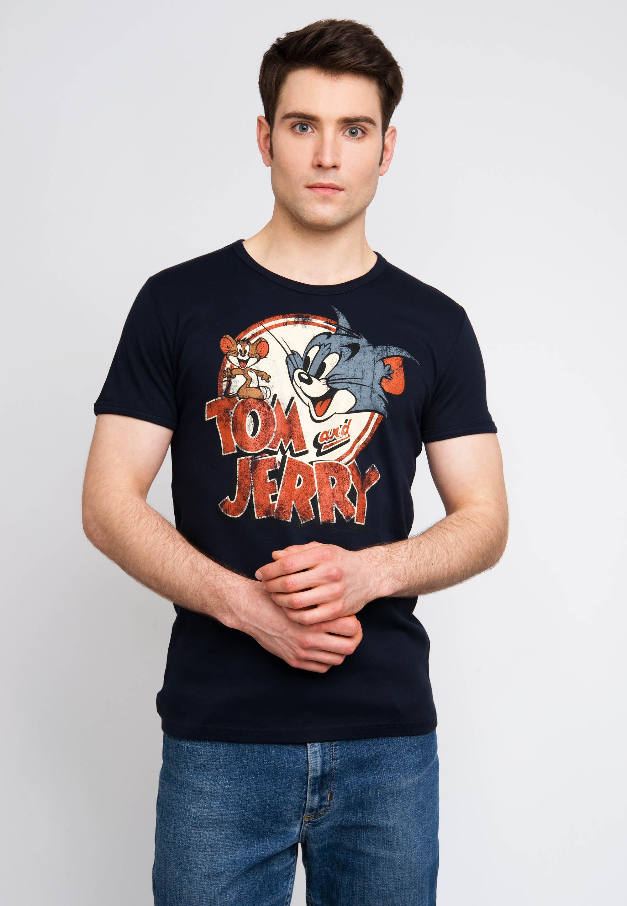 LOGOSHIRT T-Shirt "Tom & Jerry - Logo" günstig online kaufen