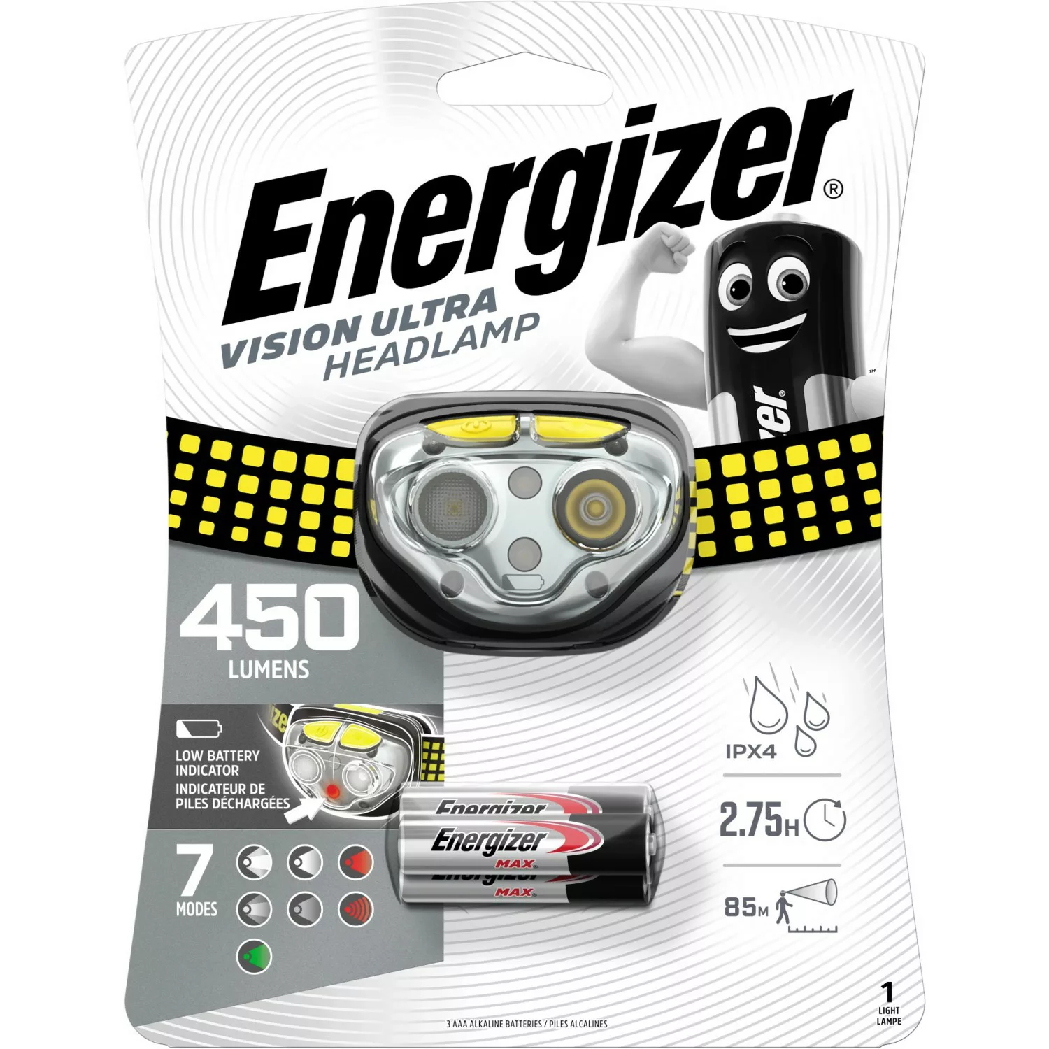 Energizer Kopflampe Vision Ultra Headlamp 3xAAA inkl. günstig online kaufen