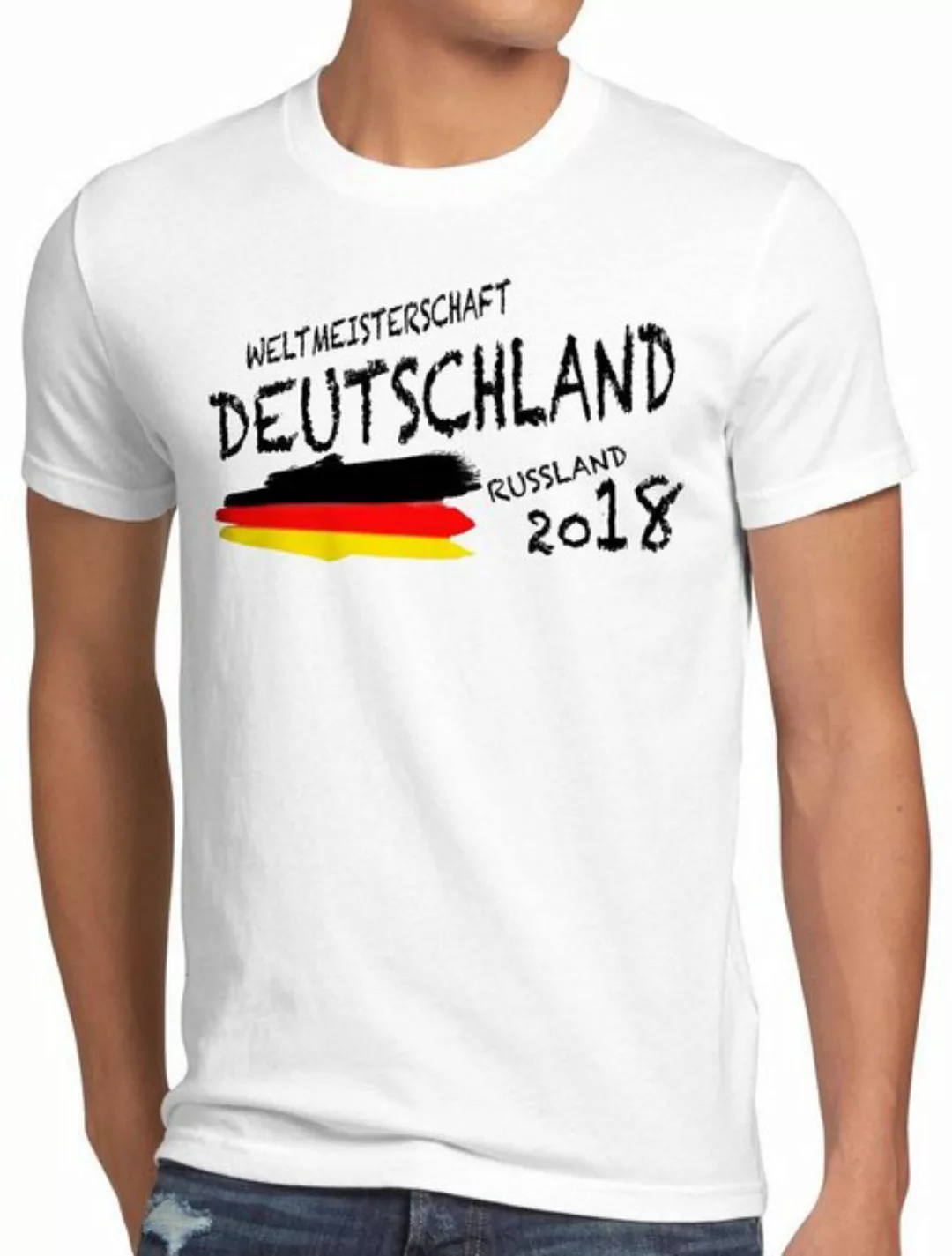style3 Print-Shirt Herren T-Shirt Europameisterschaft Deutschland Trikot Fu günstig online kaufen
