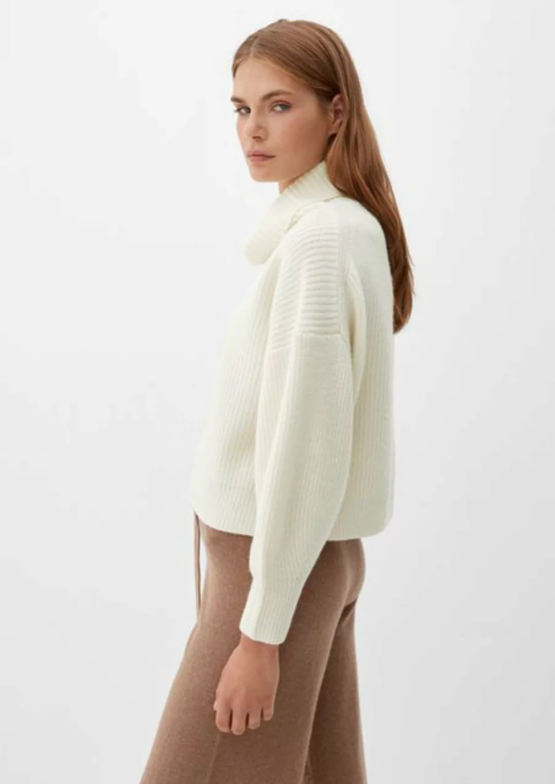 s.Oliver Strickpullover Pullover aus Wollmix günstig online kaufen