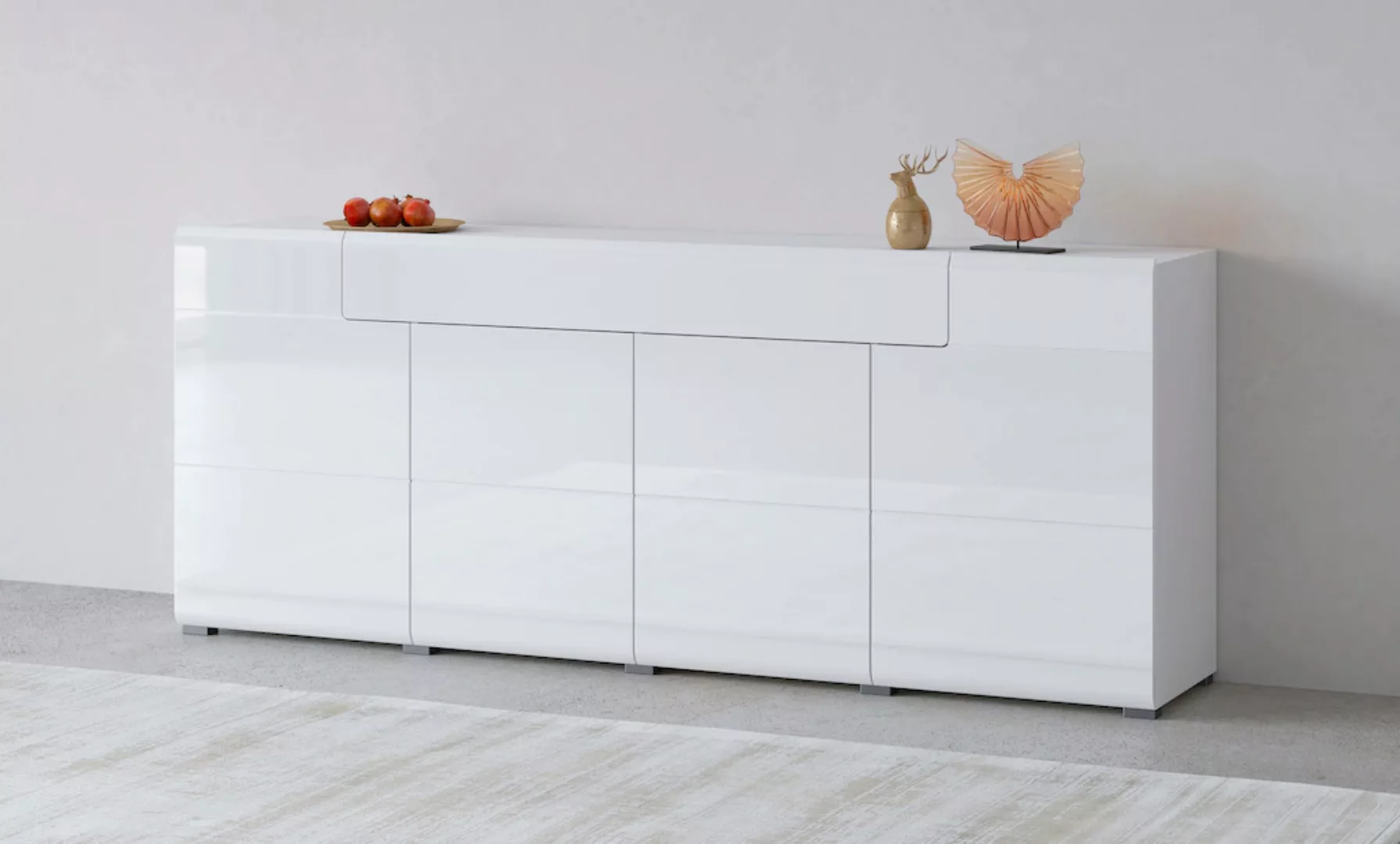 INOSIGN Sideboard "Toledo,Breite 208cm,moderne Kommode mit dekorative Fräsu günstig online kaufen