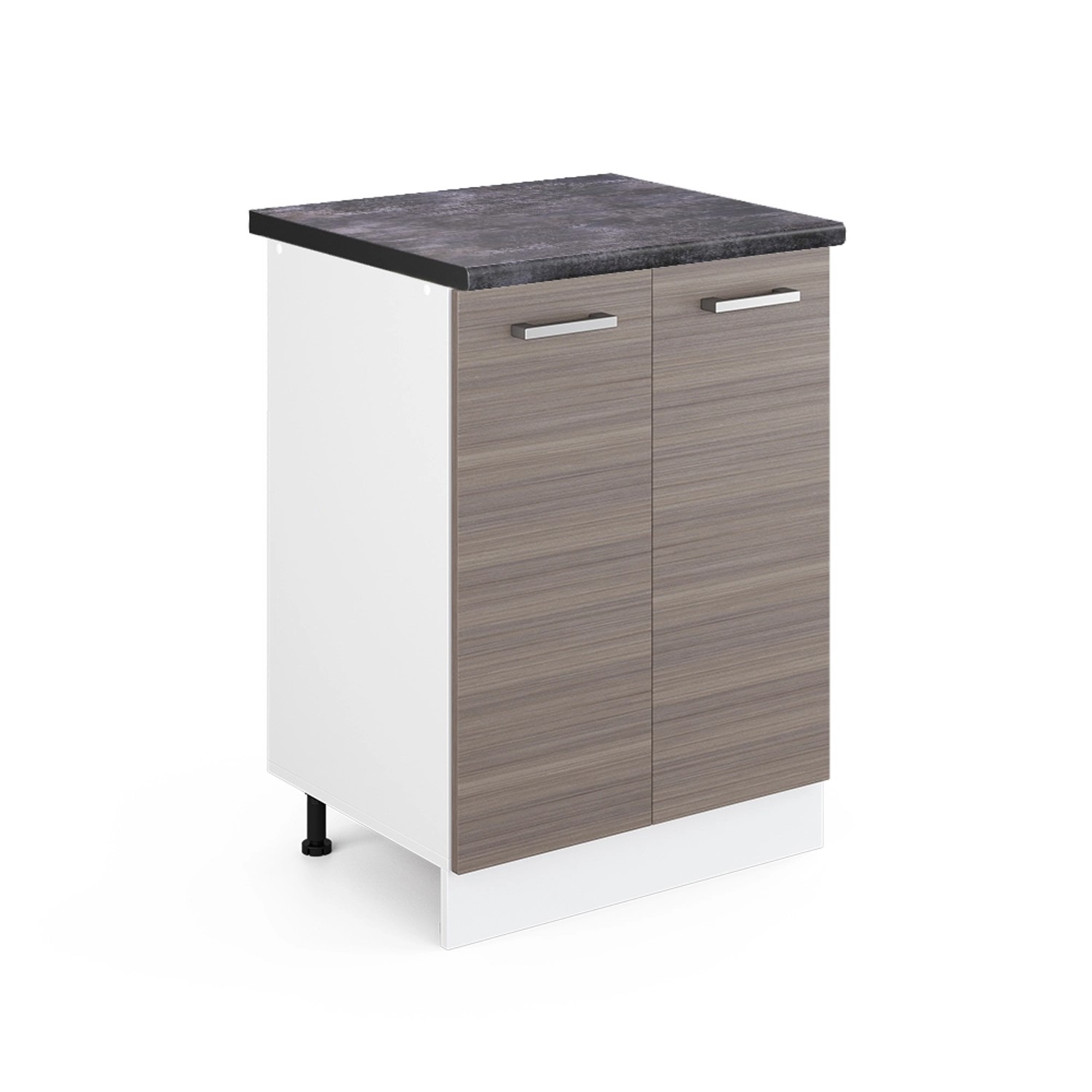 Vicco Unterschrank R-Line, Grau/Weiß, 60 cm, günstig online kaufen