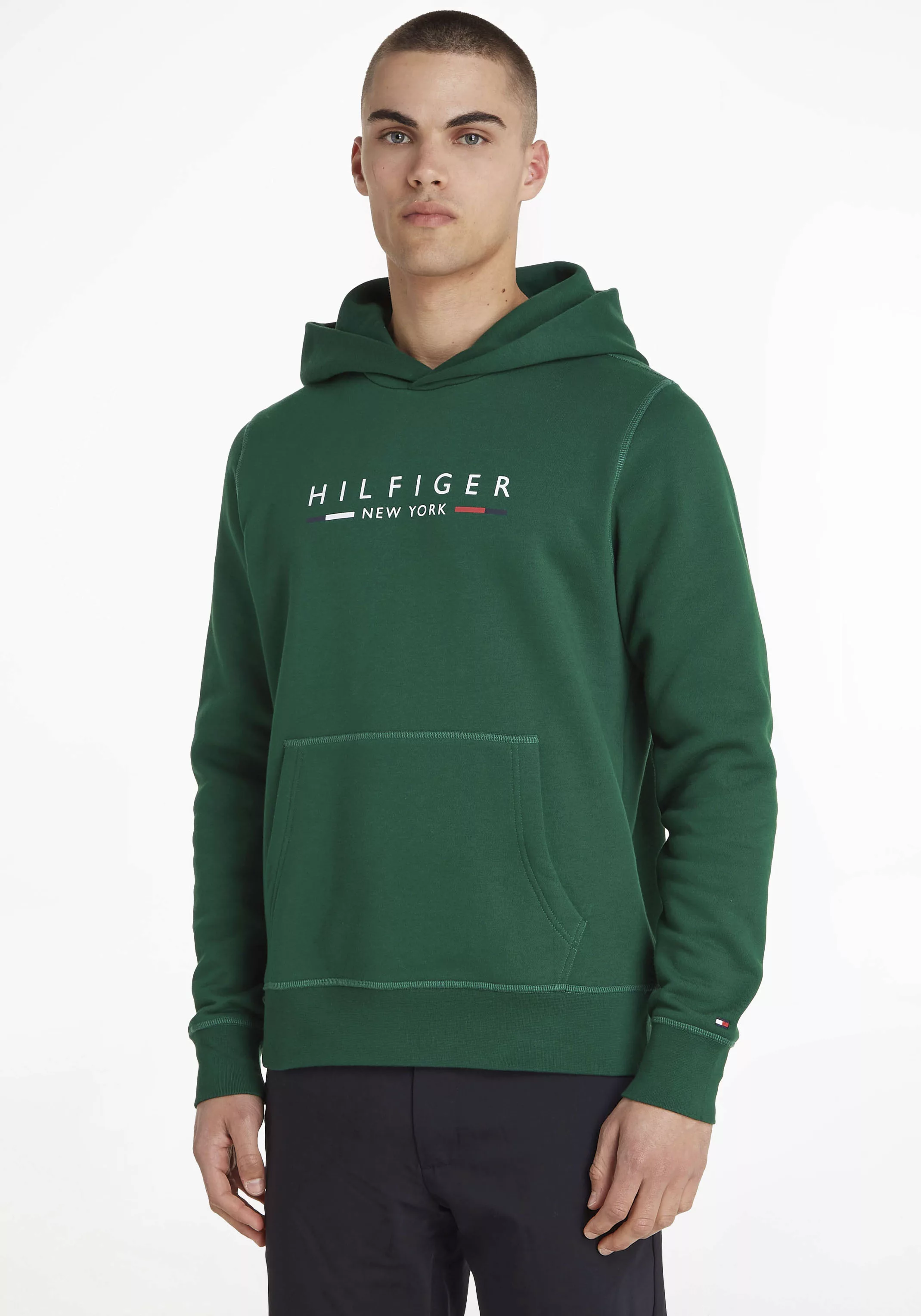 Tommy Hilfiger Hoodie HILFIGER NEW YORK HOODY mit Kängurutasche günstig online kaufen