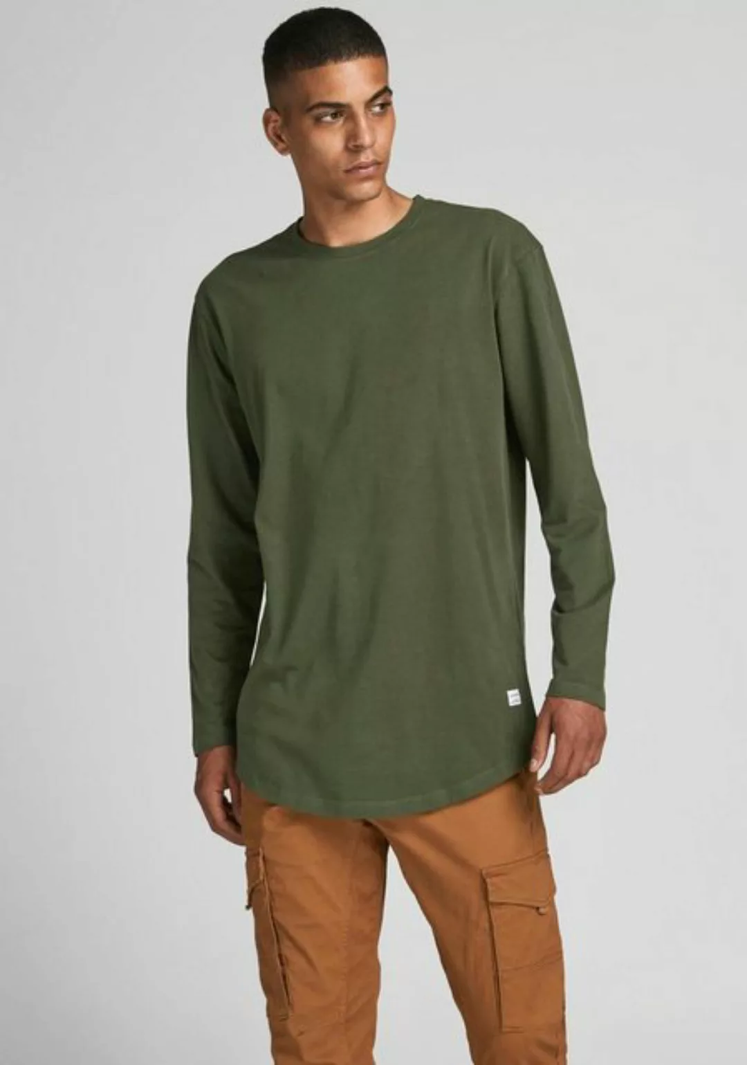 Jack & Jones Herren Langarmshirt JJENOA - Relaxed Fit günstig online kaufen