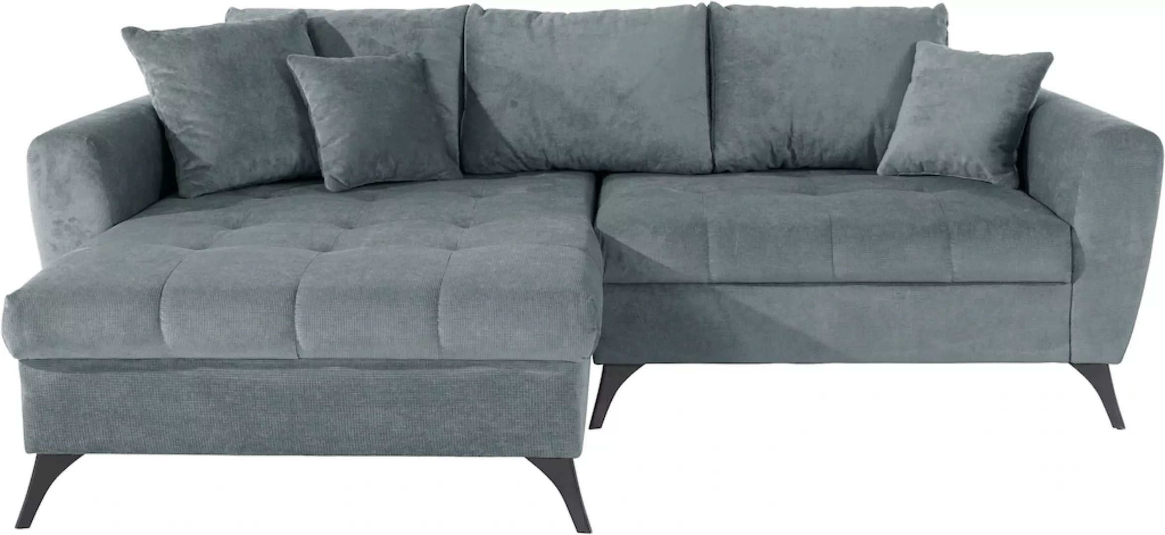 INOSIGN Ecksofa "Lörby L-Form", auch mit Aqua clean-Bezug, feine Steppung i günstig online kaufen