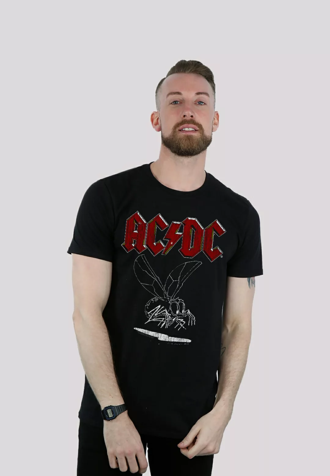 F4NT4STIC T-Shirt "ACDC Fly On The Wall 1985 für Kinder & Herren", Print günstig online kaufen